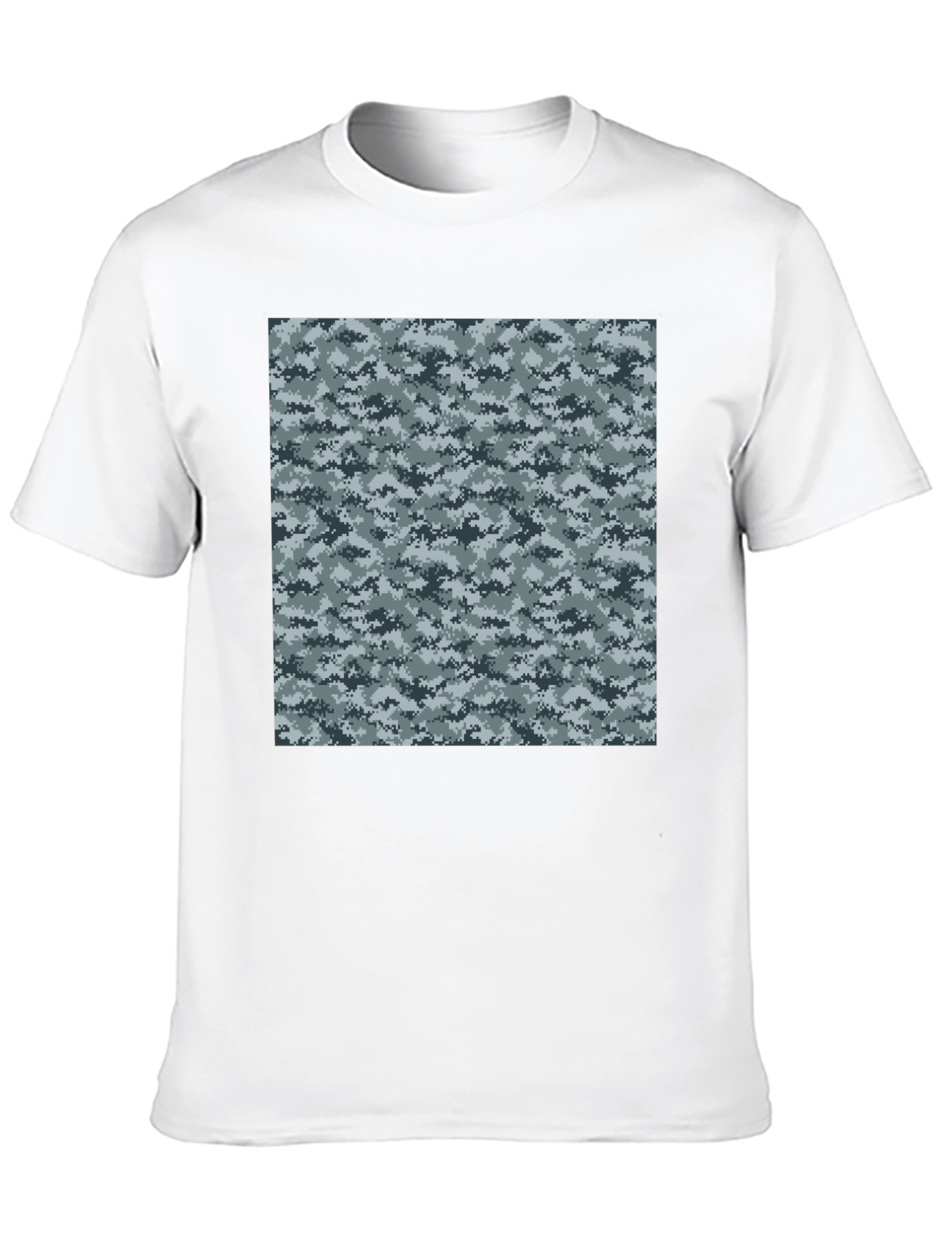 Black Urban Camo T-Shirt: Black Cotton Blend view 10
