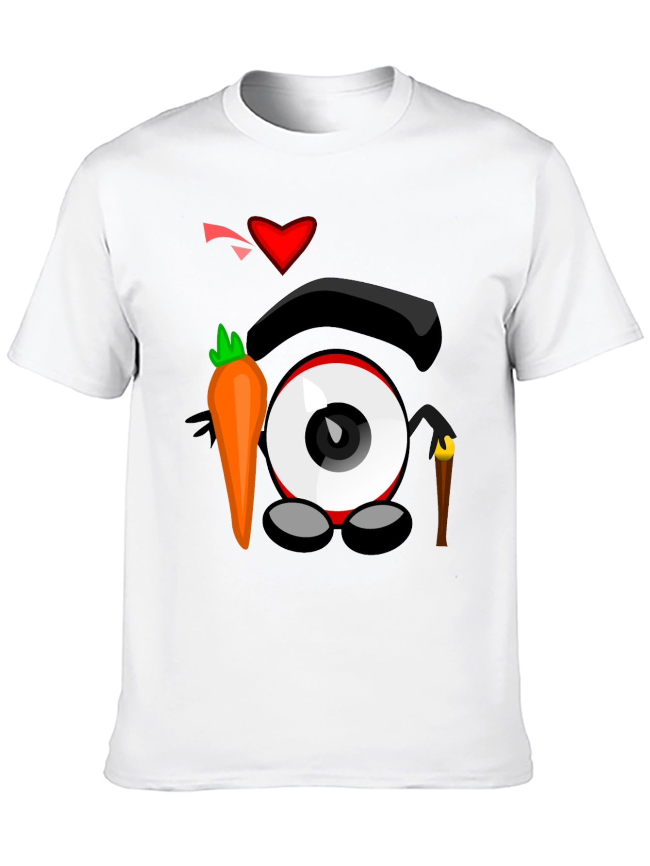 Black Eye Love Carrots Black Graphic Tee view 10