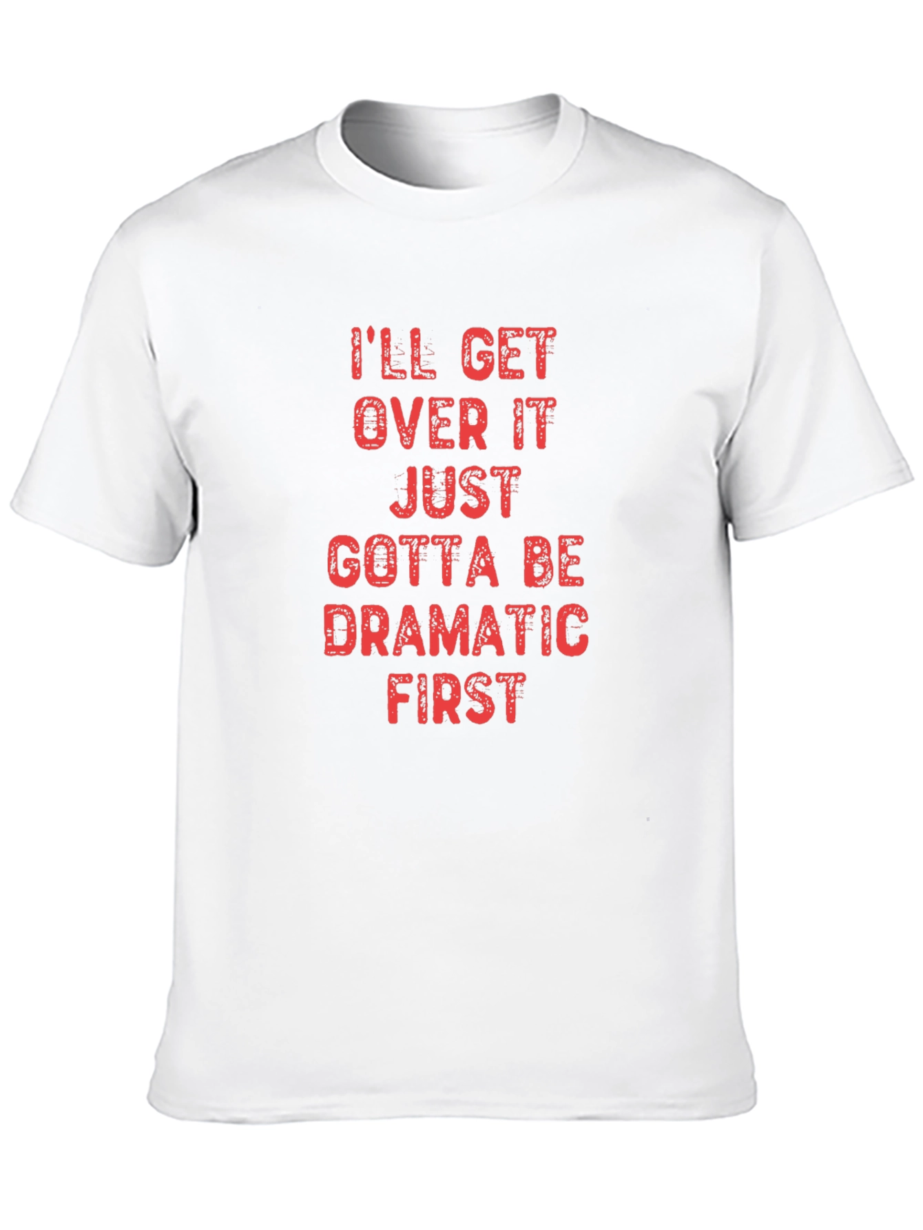 Black Dramatic First Black Cotton T-Shirt view 10