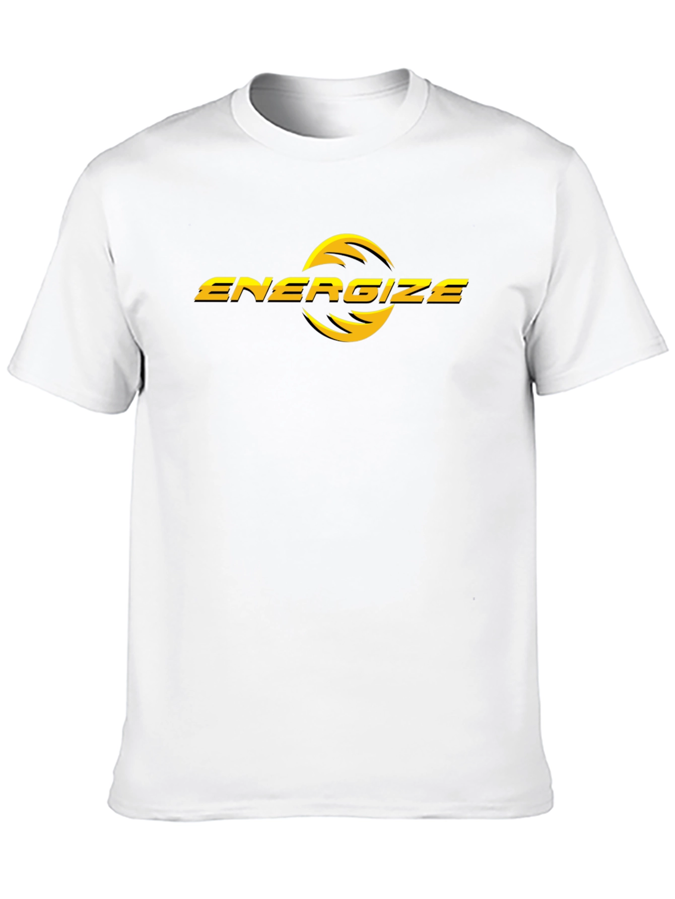 Energize Black T-Shirt - Modern Graphic Tee - 10