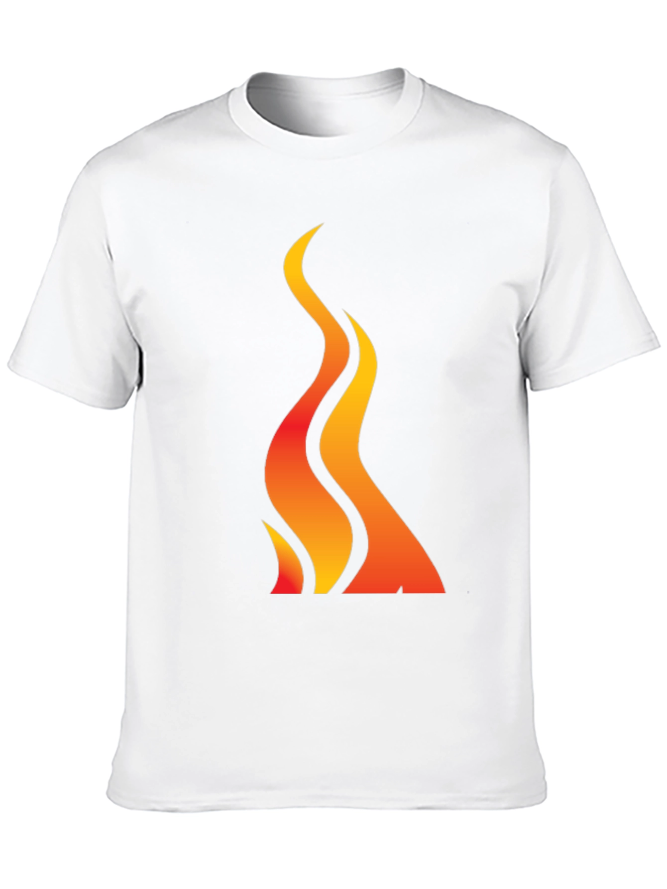 Black Flame Graphic Black T-Shirt view 10