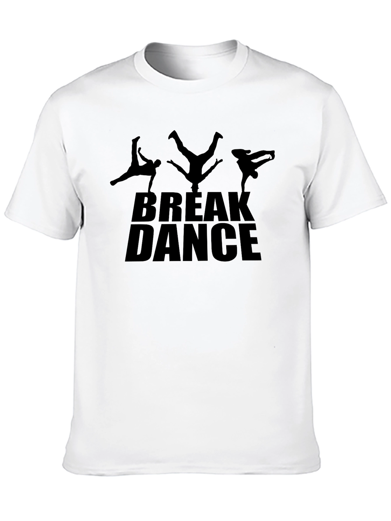 Black Break Dance Graphic Tee - Cool Dancer T-Shirt view 10