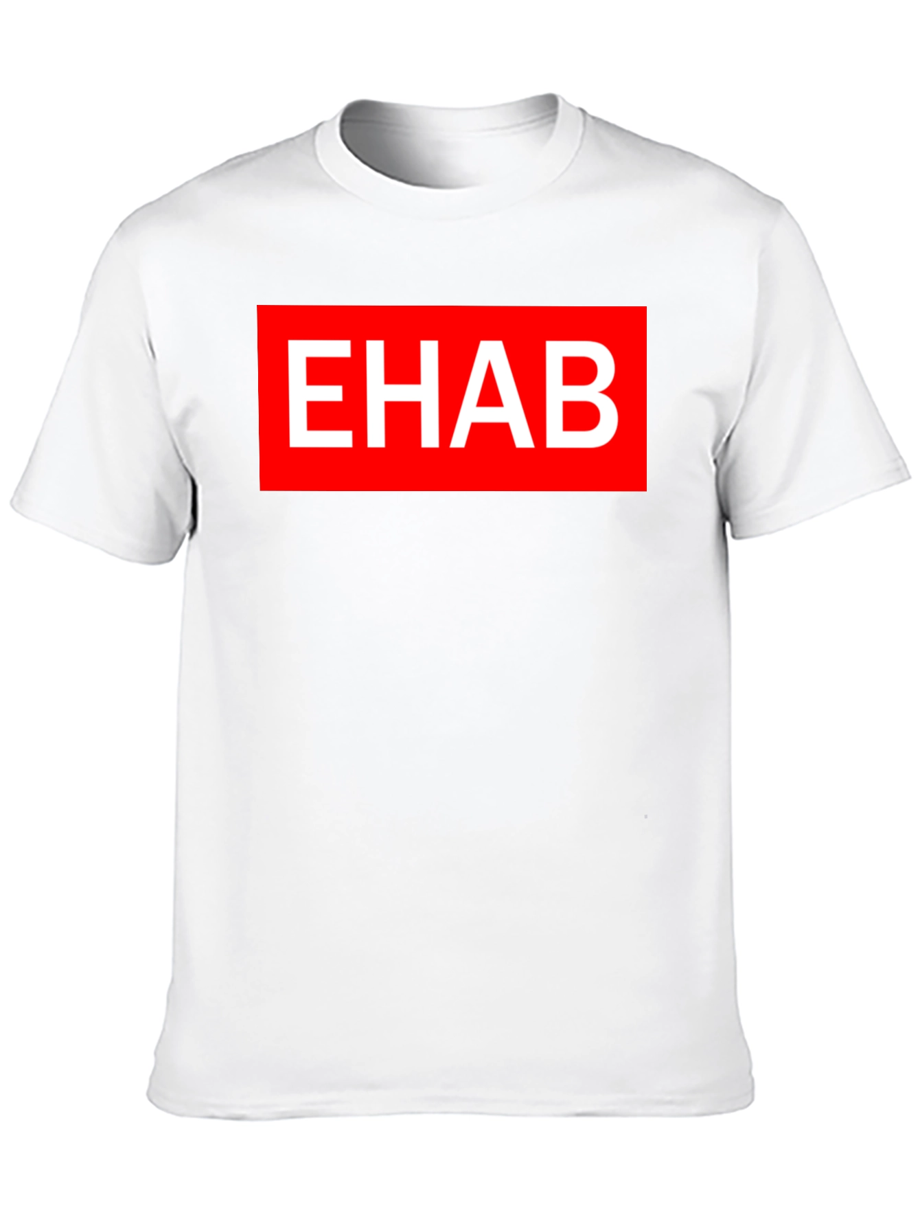 Black EHAB Graphic Tee - Bold Statement T-Shirt view 10
