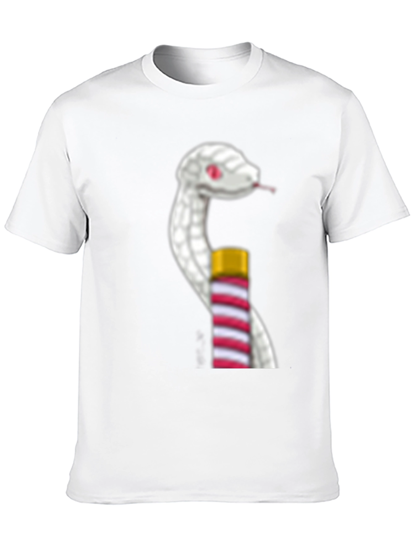 Black Snake & Staff T-Shirt - Stylish Graphic Tee view 10