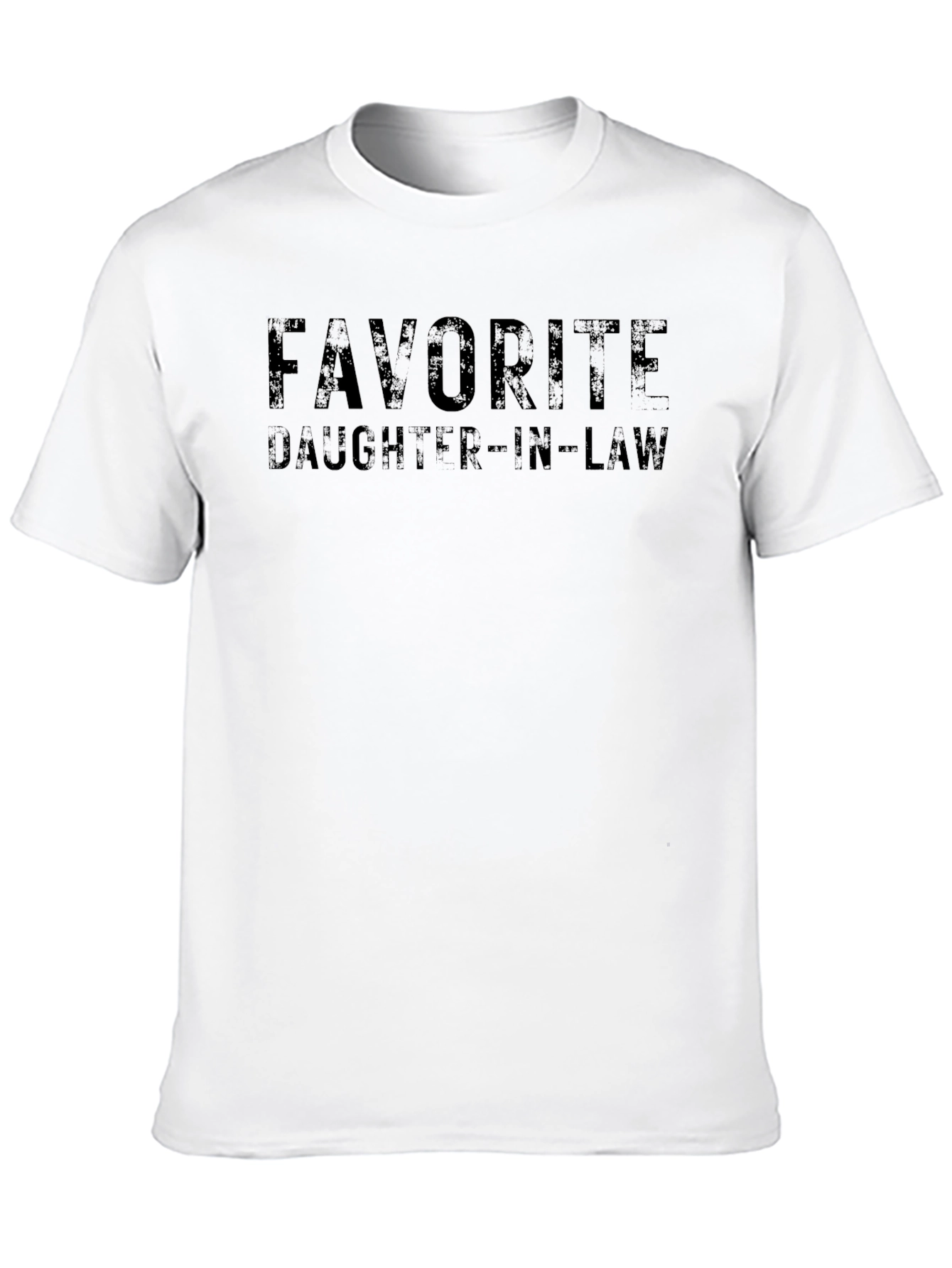Black Favorite Daughter-in-Law T-Shirt - Novelty Gift view 10