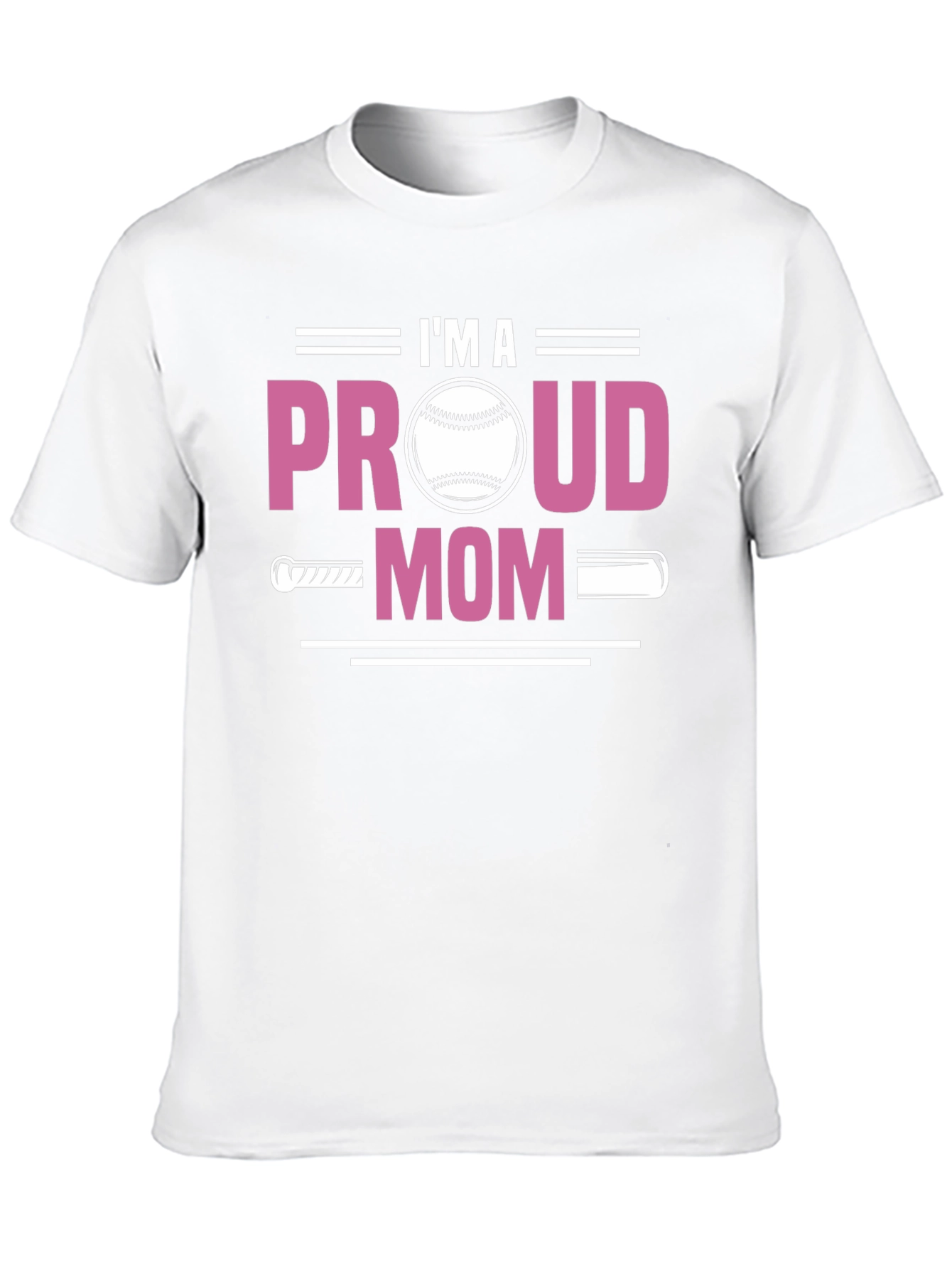 Black Proud Baseball Mom T-Shirt view 10
