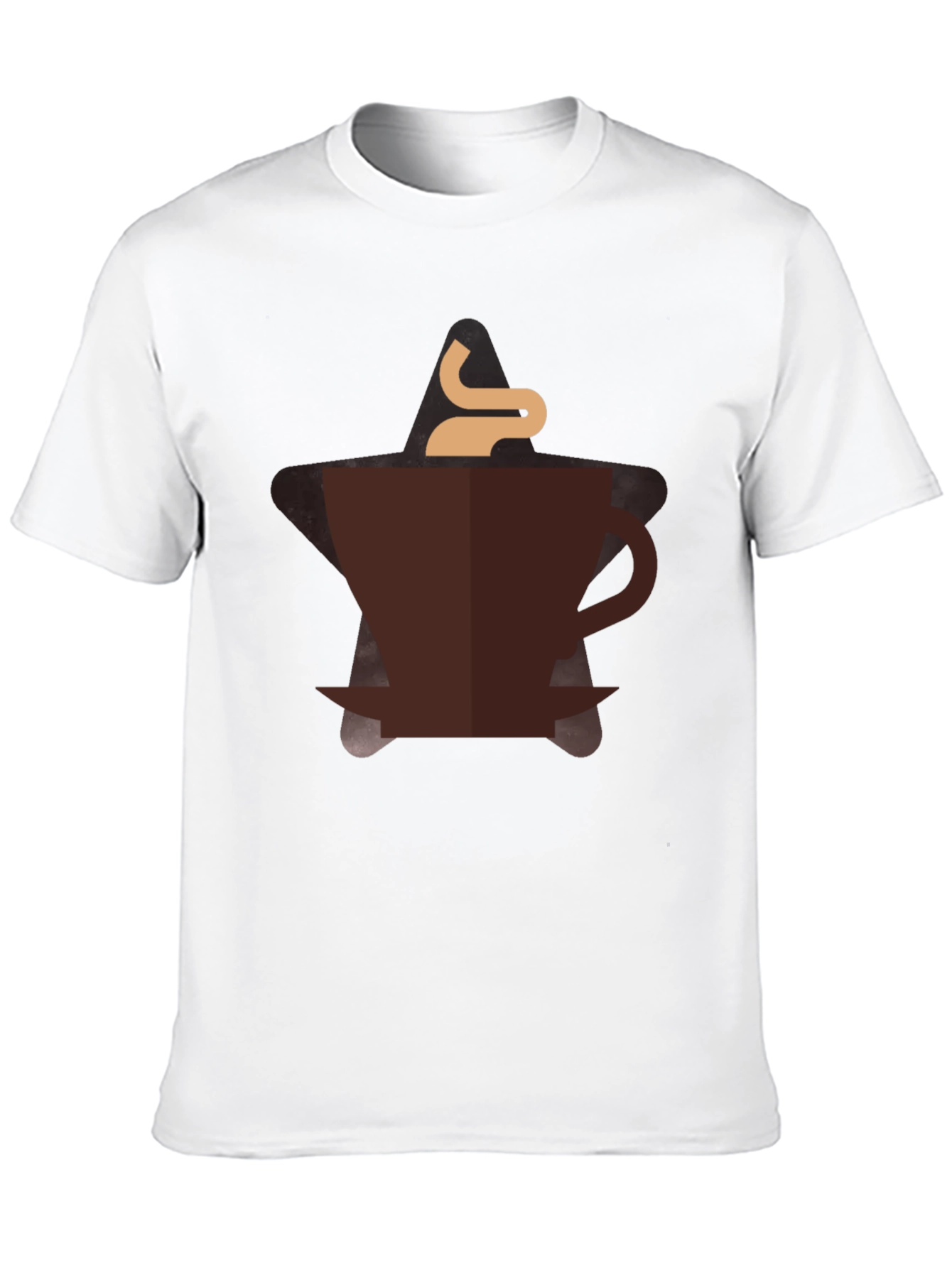 Black Coffee Lover Graphic Tee - Black Cotton Blend view 10