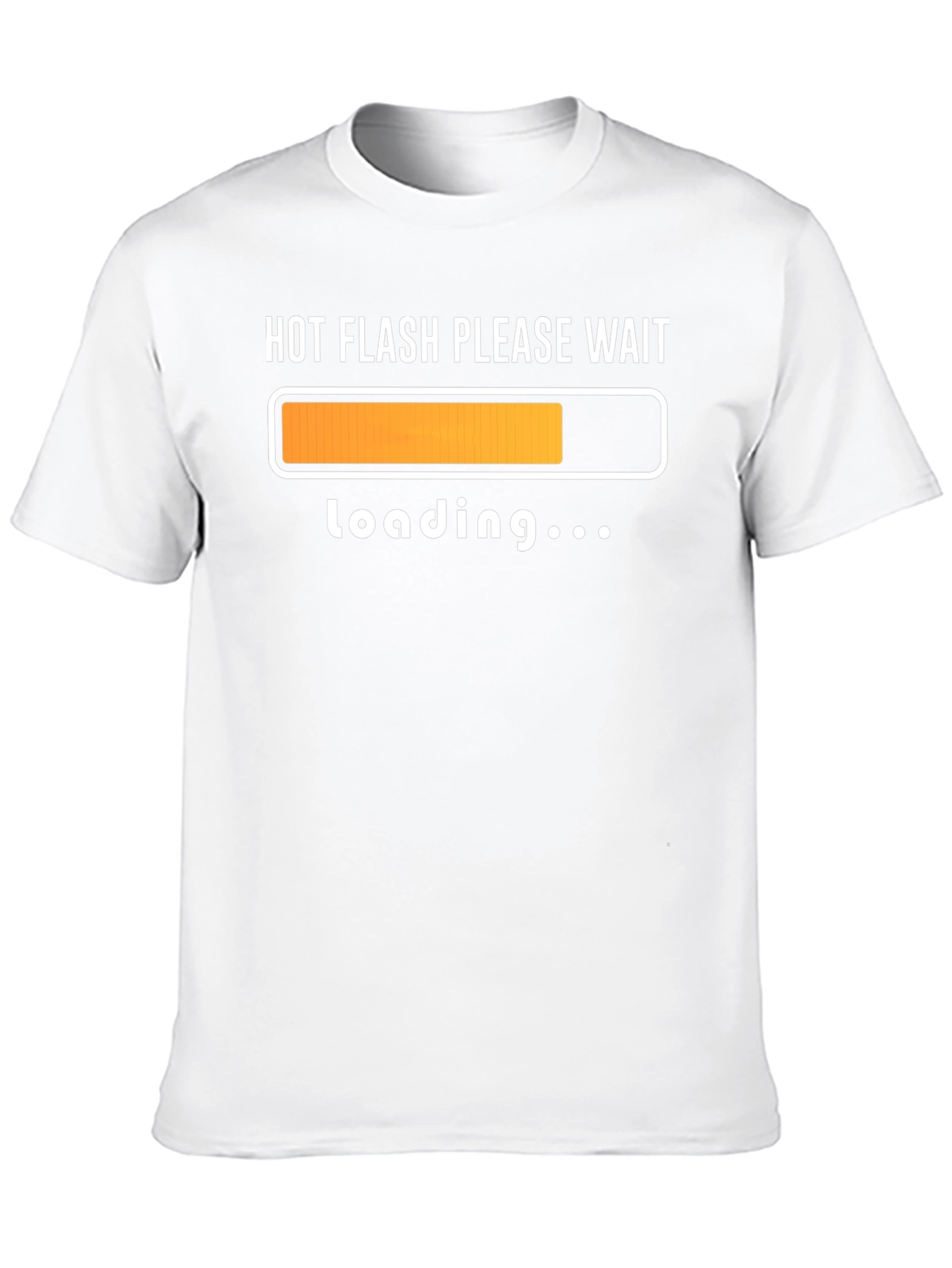 Black Hot Flash Loading T-Shirt Funny Menopause Tee view 10