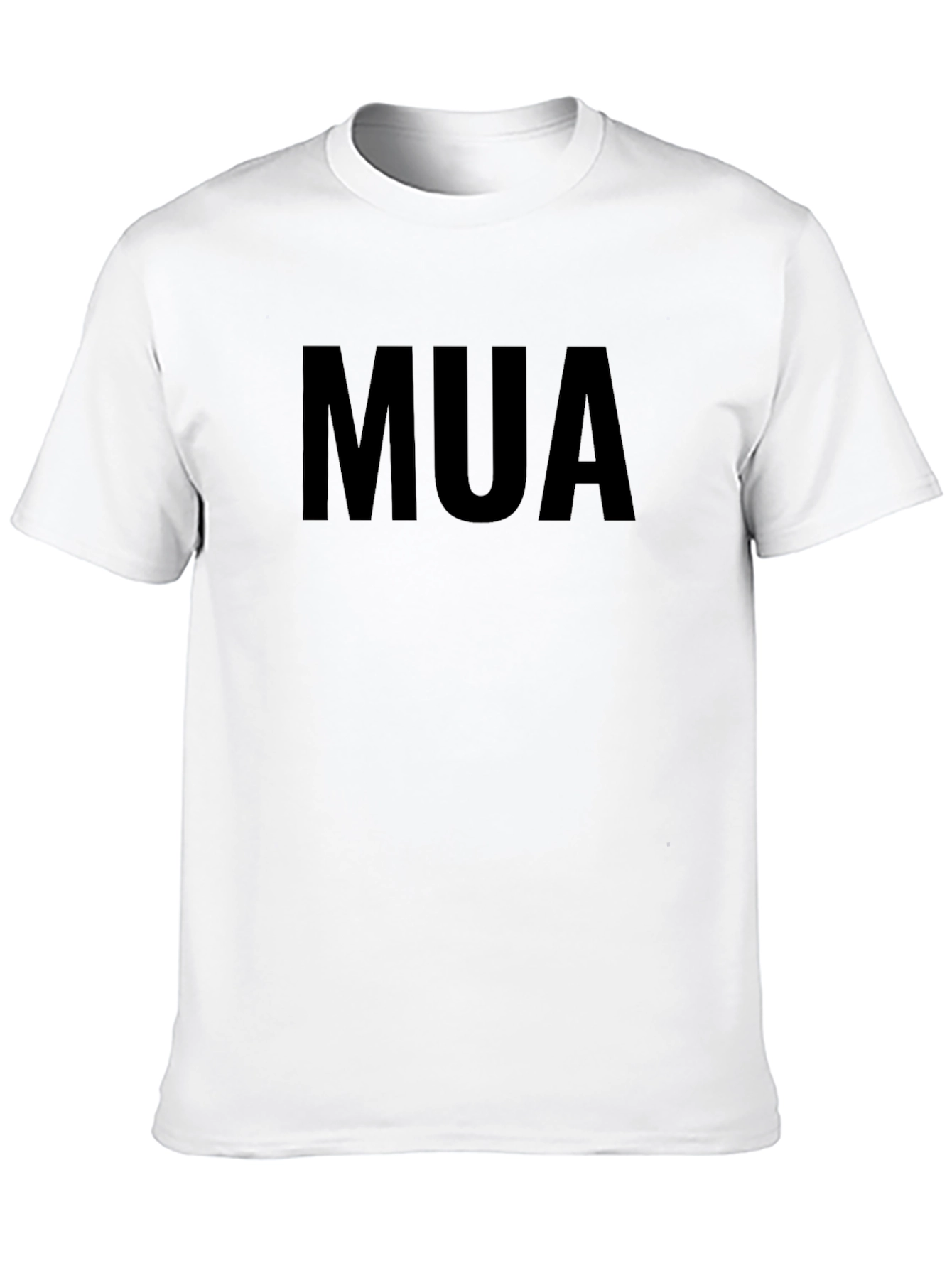 Black MUA Graphic T-Shirt - Casual Crew Neck Tee view 10