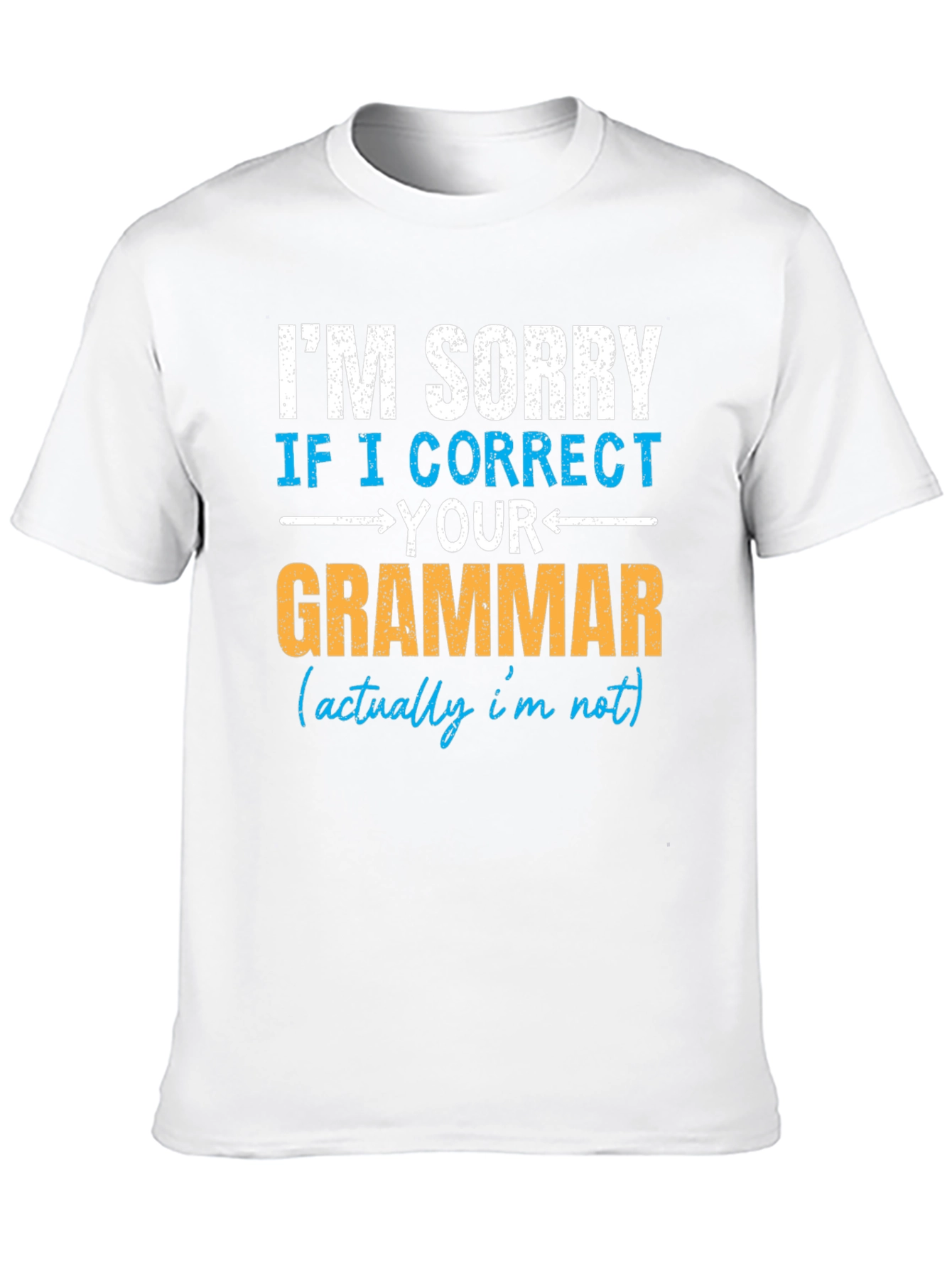 Black I Correct Your Grammar T-Shirt view 10