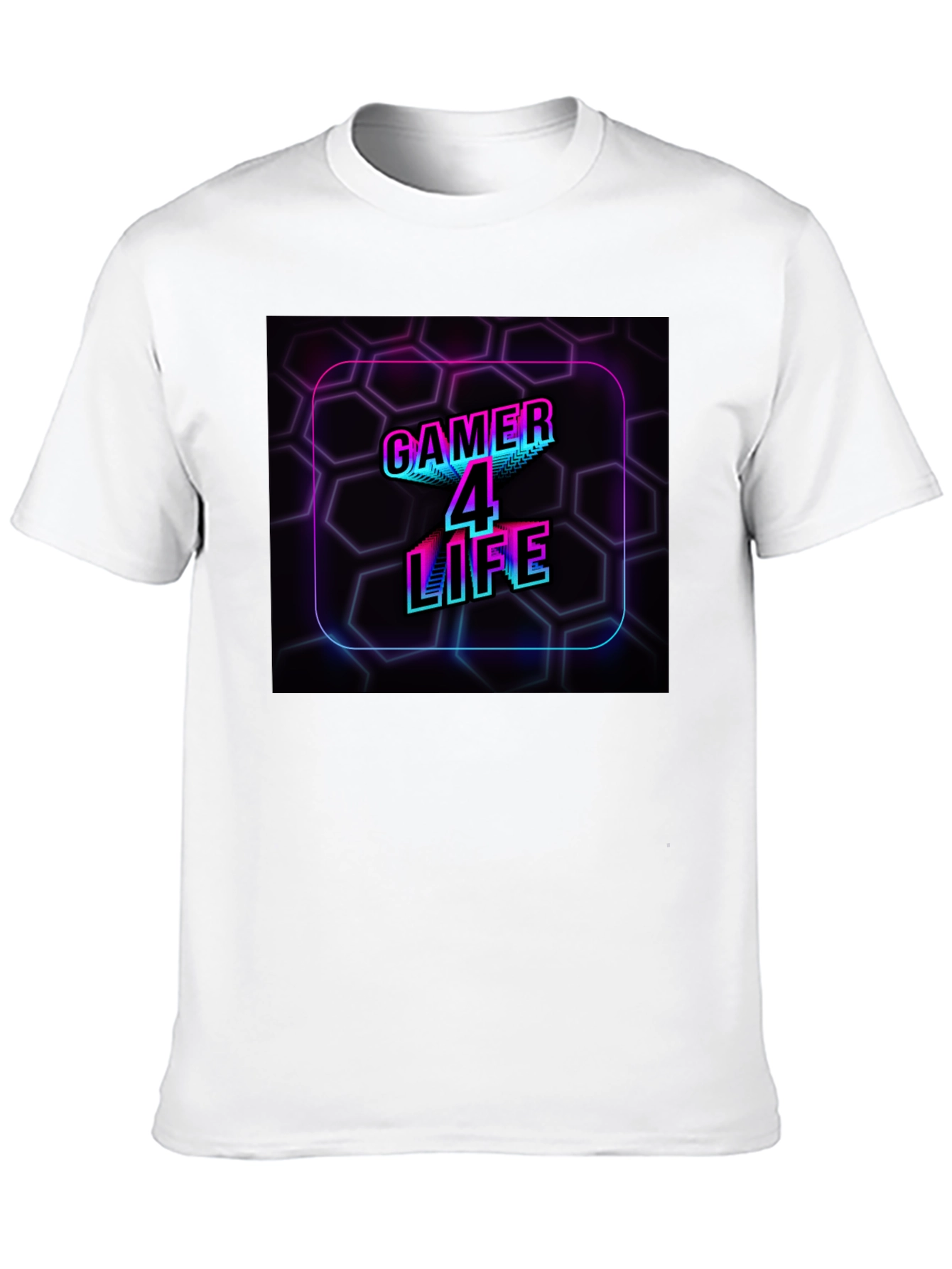 Black Gamer 4 Life Graphic T-Shirt - Black view 10