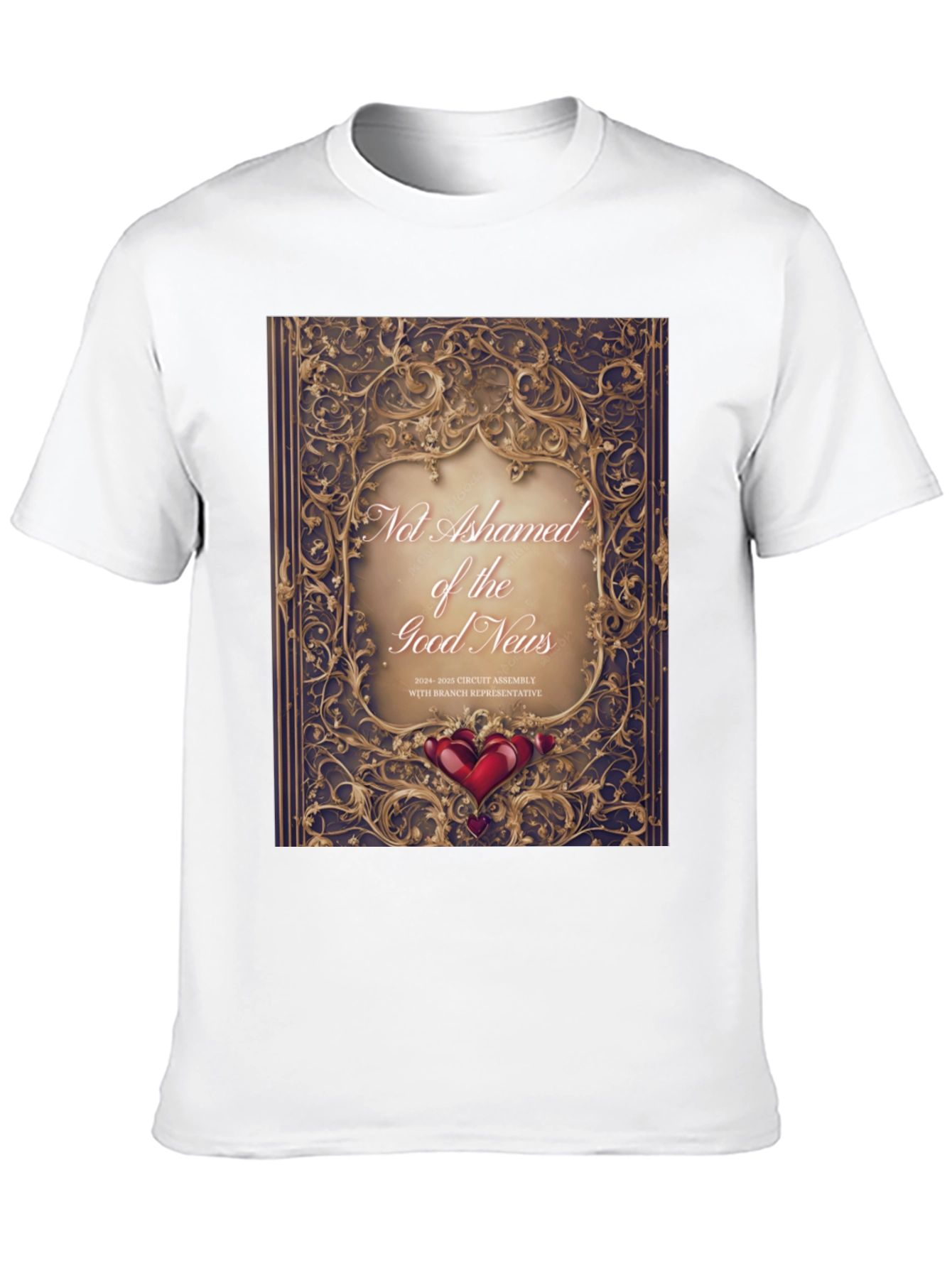 Black Not Ashamed T-Shirt - Good News Design view 10