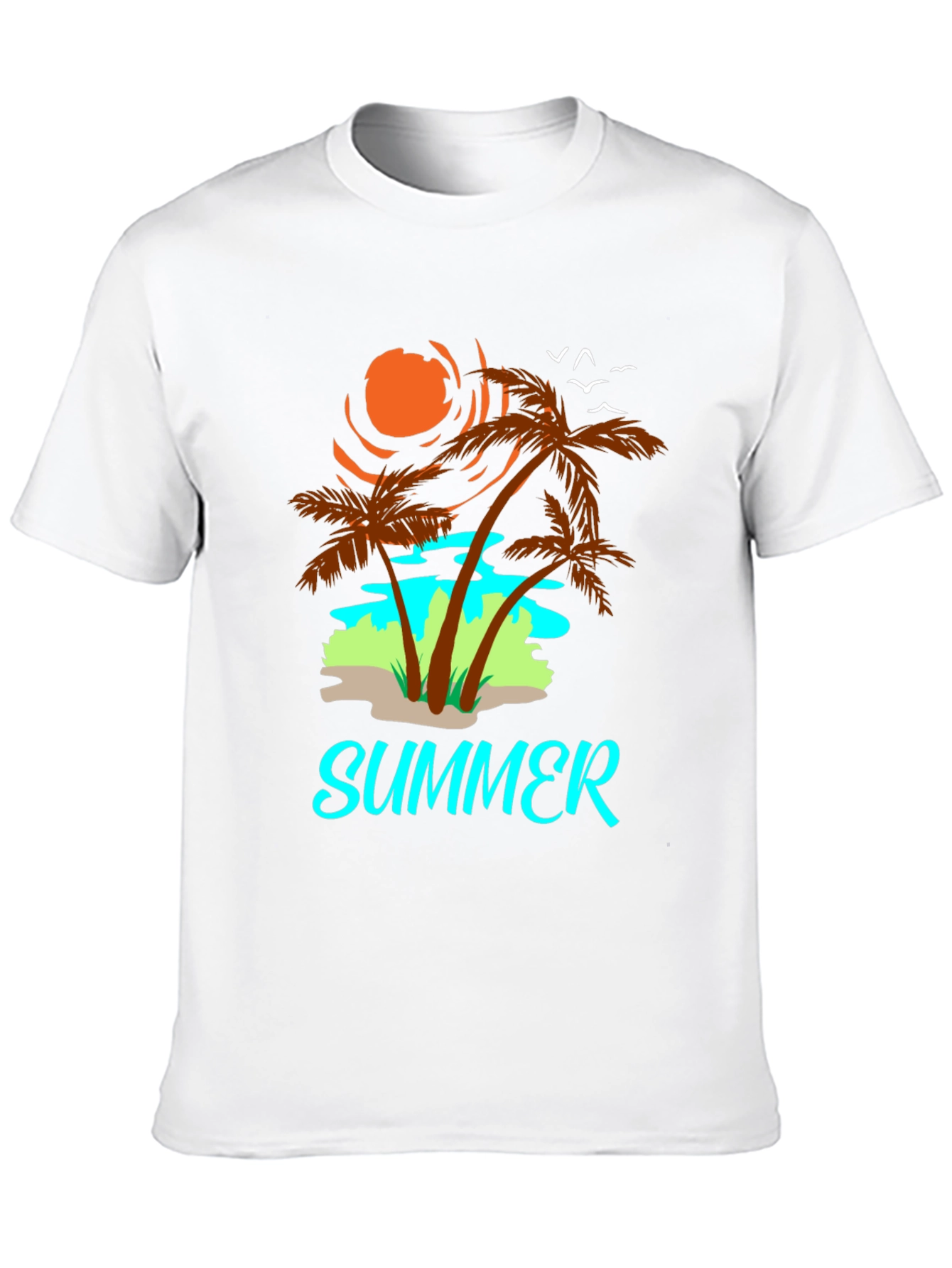 Black Summer Vibes Graphic T-Shirt view 10