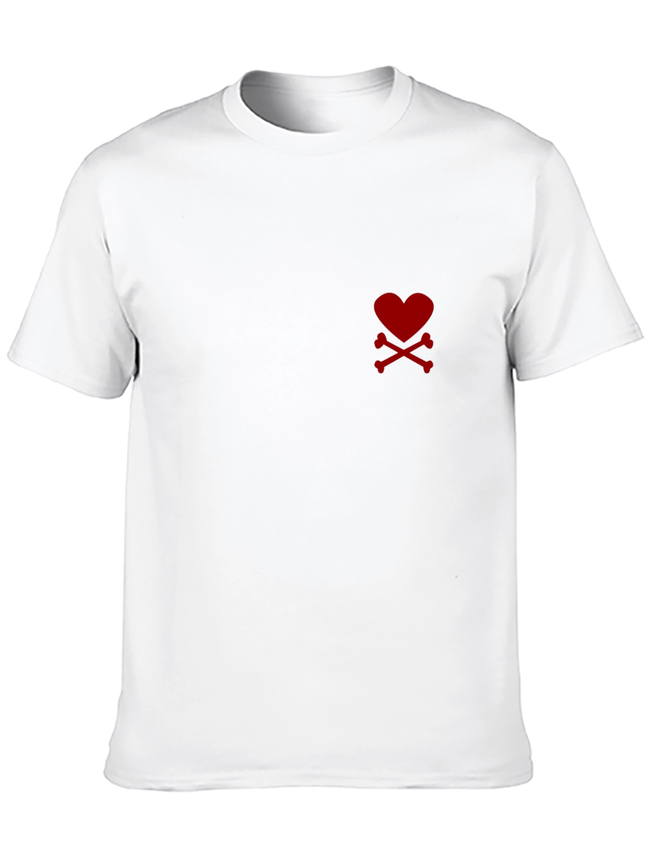 Black Heart & Bones Graphic Tee - Black view 10