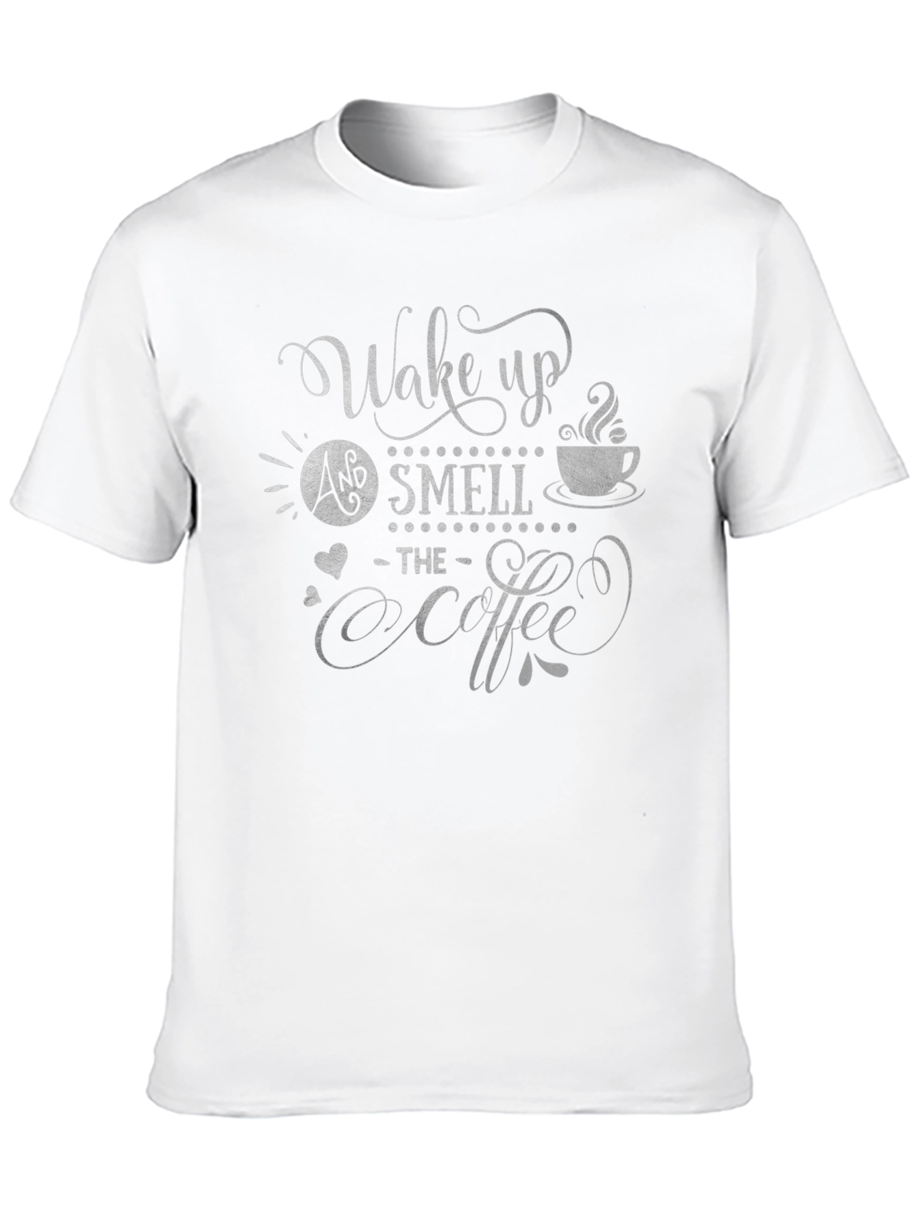 Black Wake Up & Smell The Coffee Graphic Tee view 10
