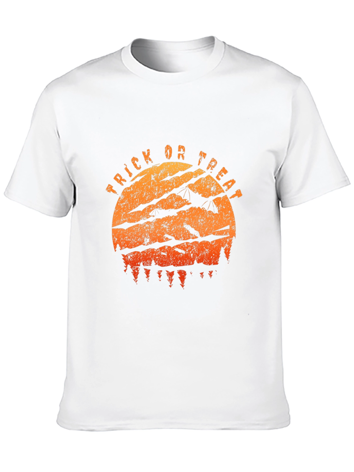 Black Trick or Treat Halloween Graphic Tee view 10