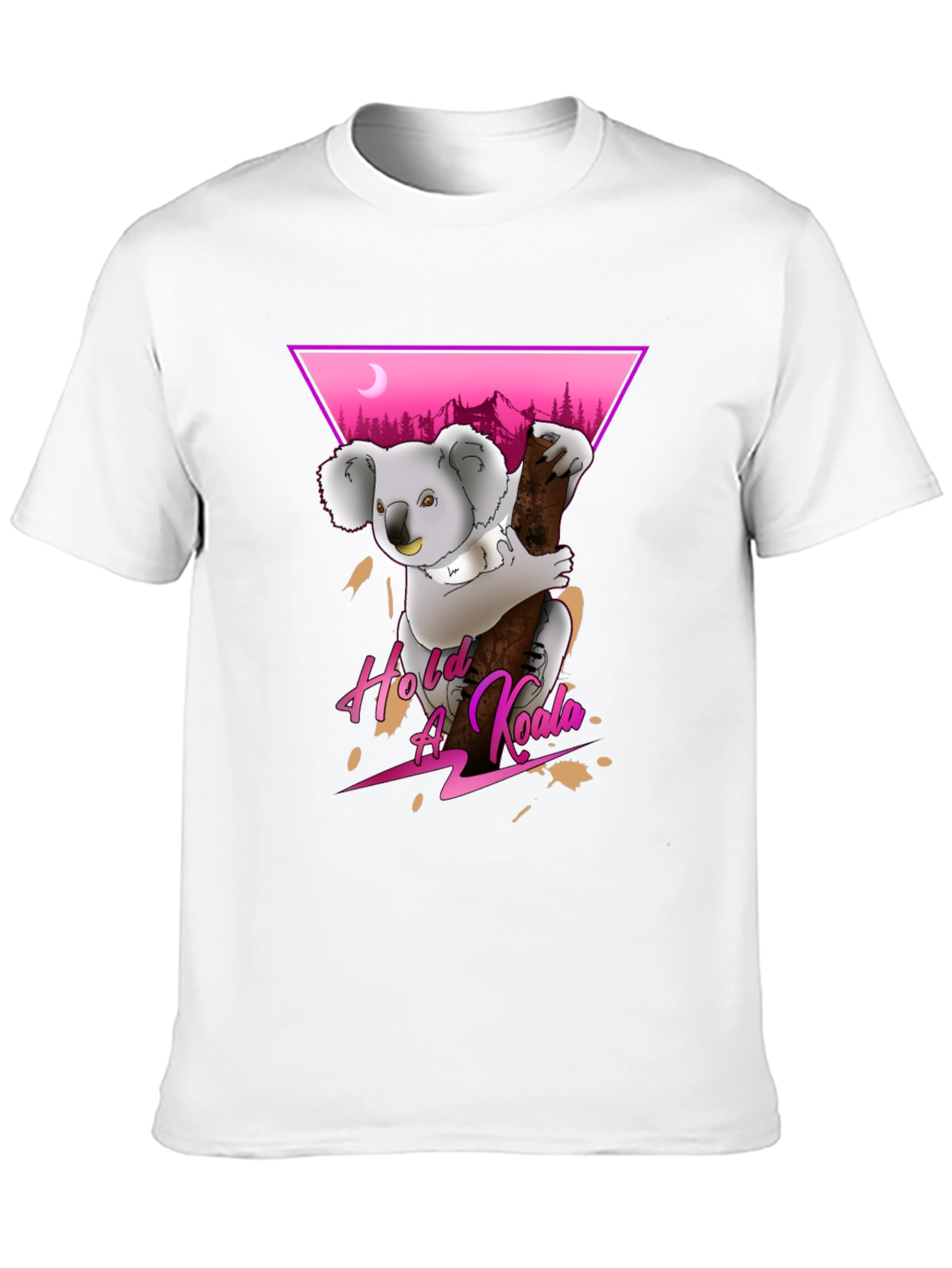 Black Hold A Koala T-Shirt view 10