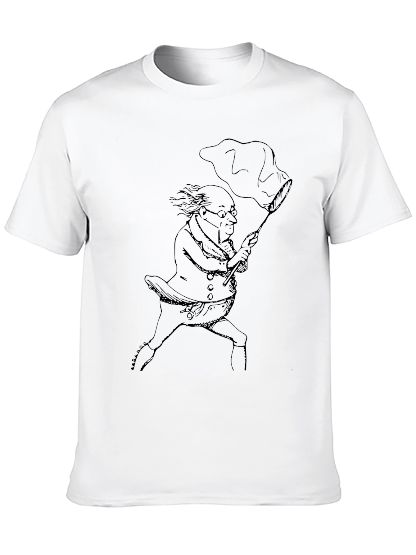 Professor-Themed Graphic Tee - Black - 10