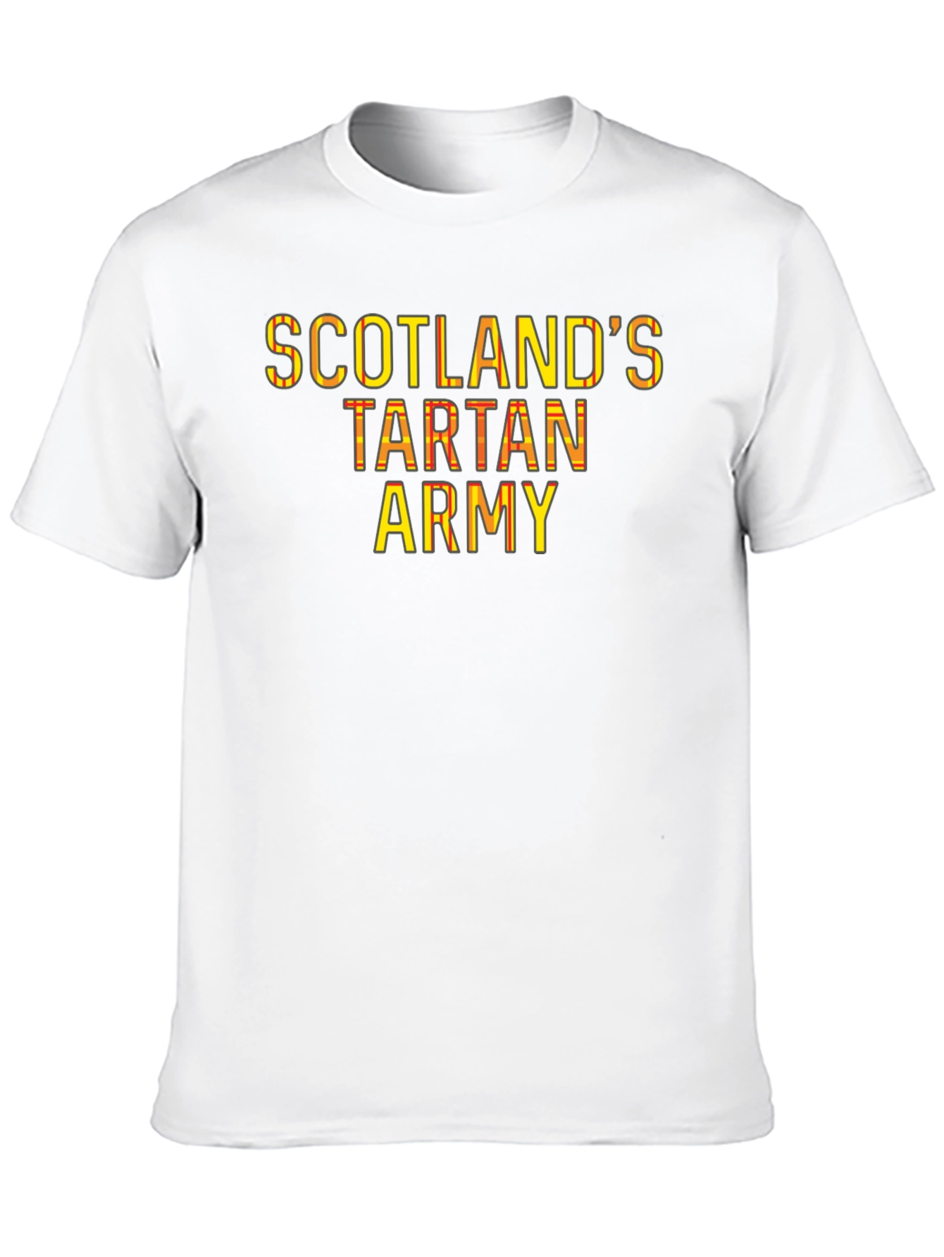 Black Scotland's Tartan Army Black T-Shirt view 10