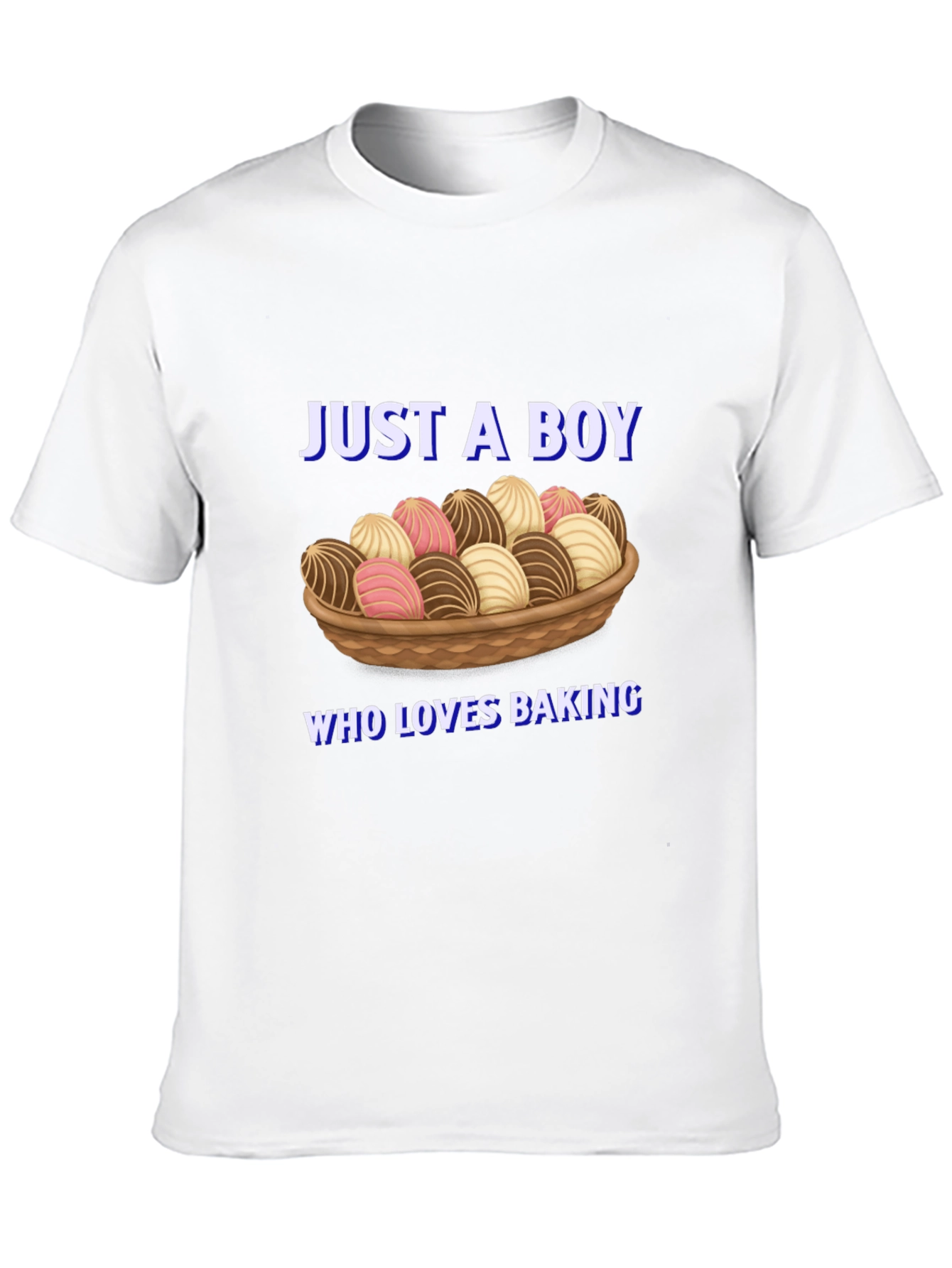 Black Just a Boy Who Loves Baking T-Shirt view 10