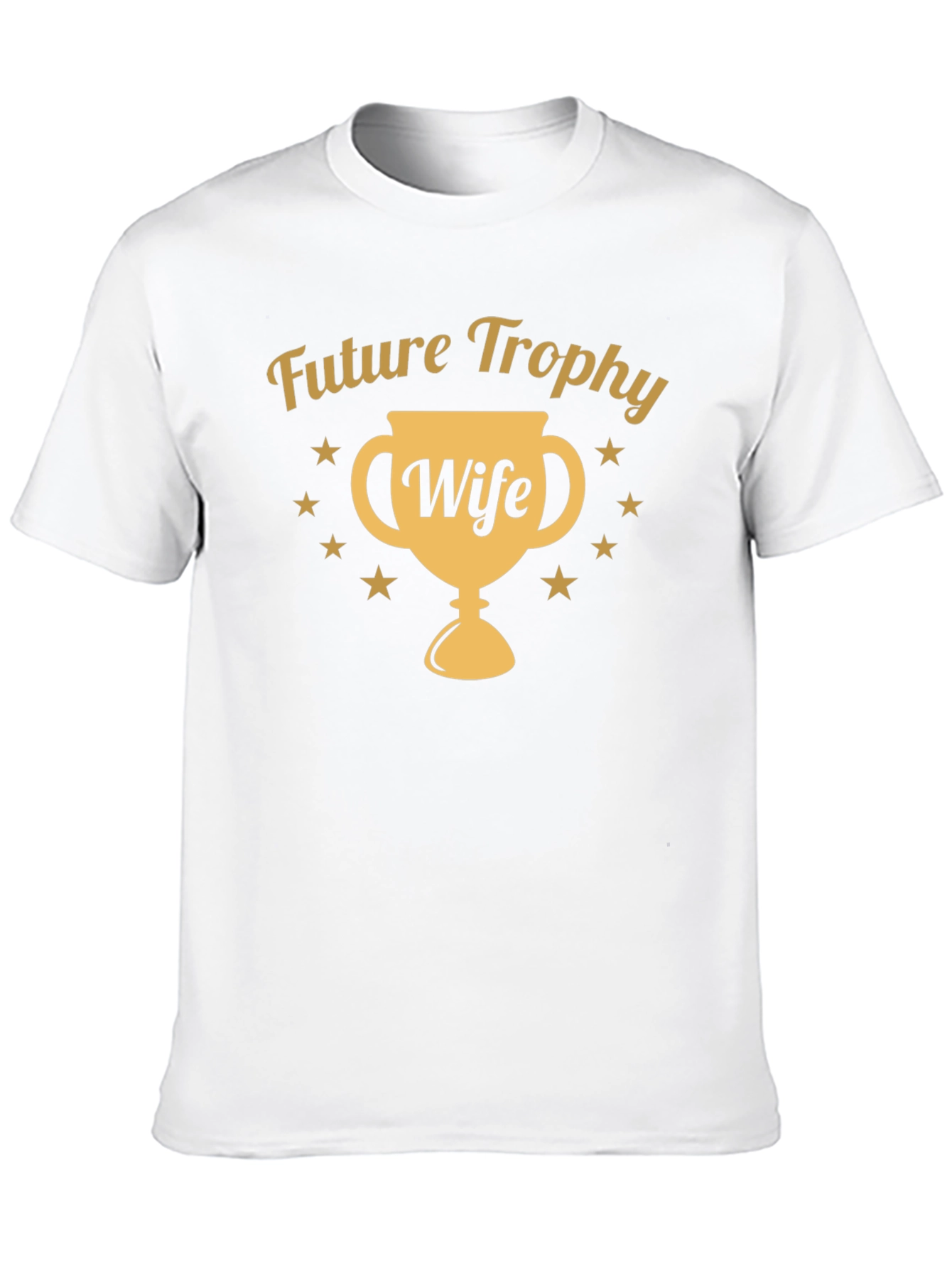 Black Future Trophy Wife T-Shirt - Novelty Graphic Tee view 10