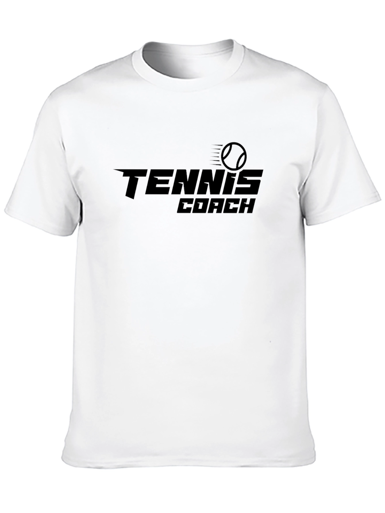 Black Tennis Coach T-Shirt - Stylish Athletic Apparel view 10