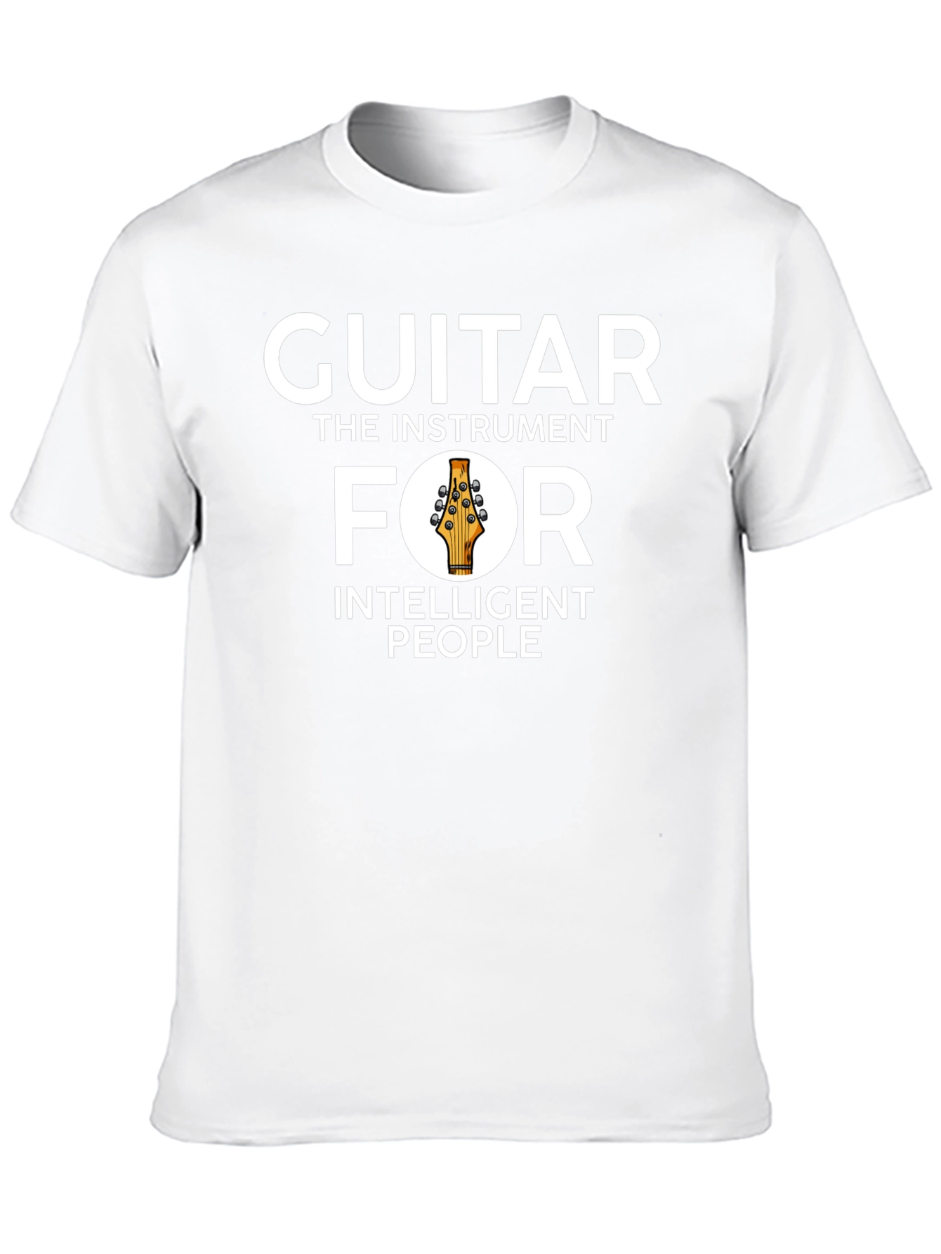 Black Guitar: Instrument for Intelligent People T-Shirt view 10