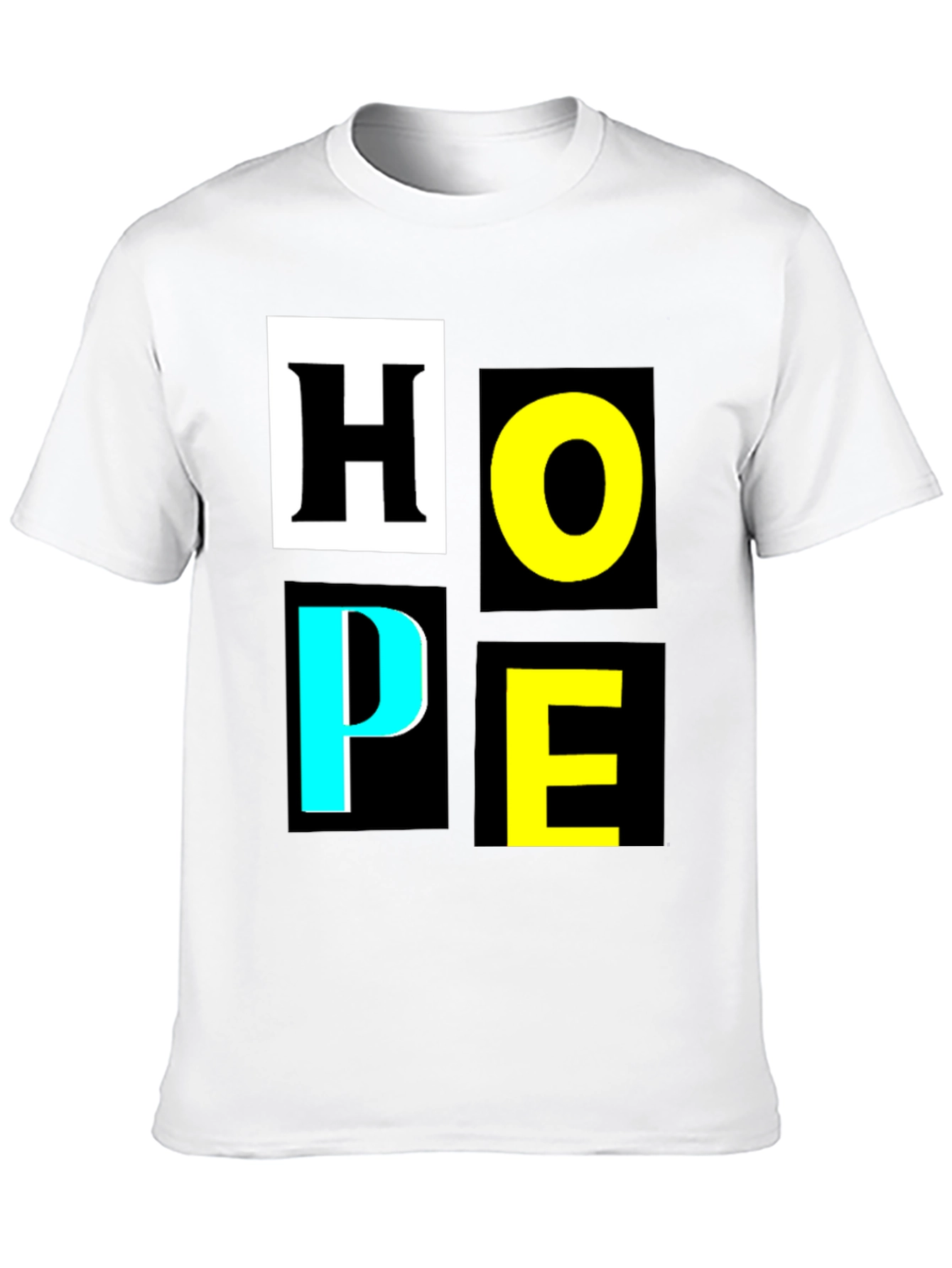 Black HOPE Graphic Tee - Stylish Motivational T-Shirt view 10