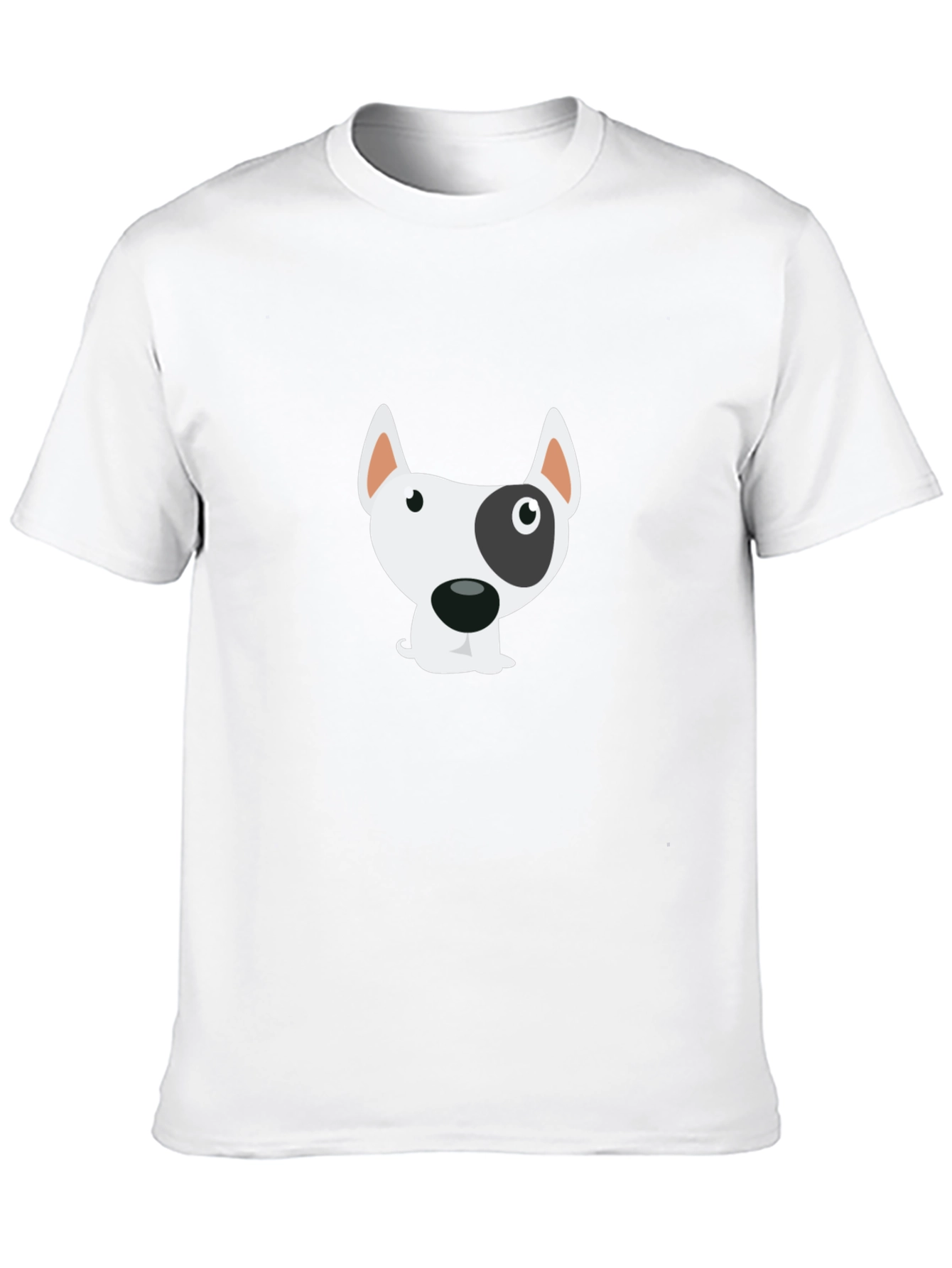 Black Cartoon Dog Graphic Black T-Shirt view 10