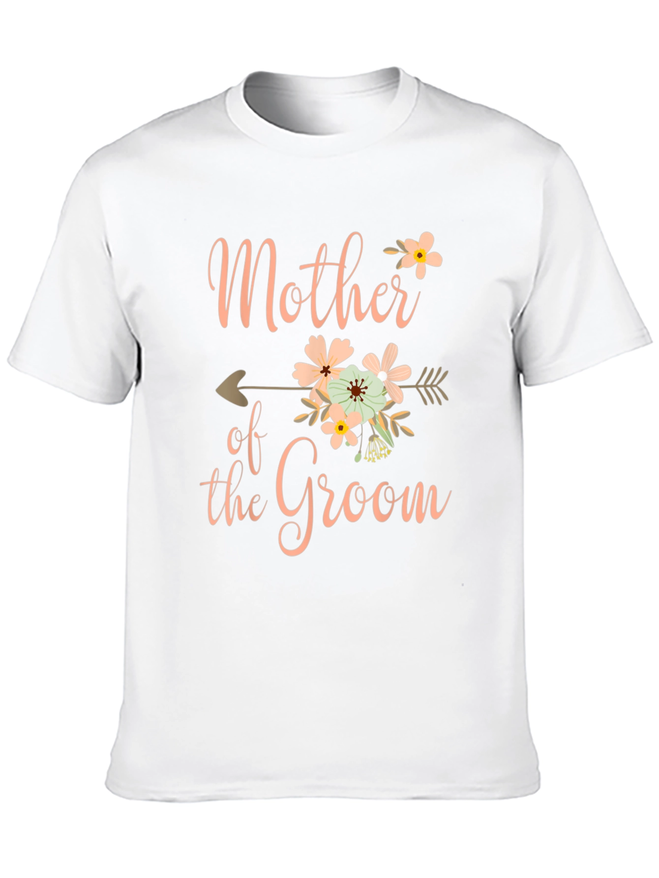 Mother of the Groom Floral Arrow Graphic Tee - 10
