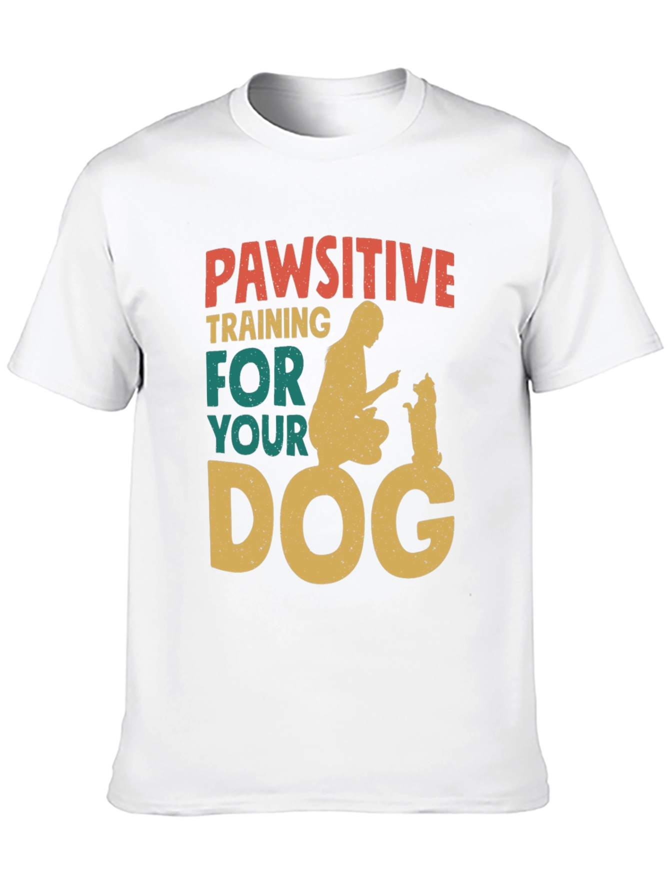Black Pawsitive Dog Training T-Shirt view 10