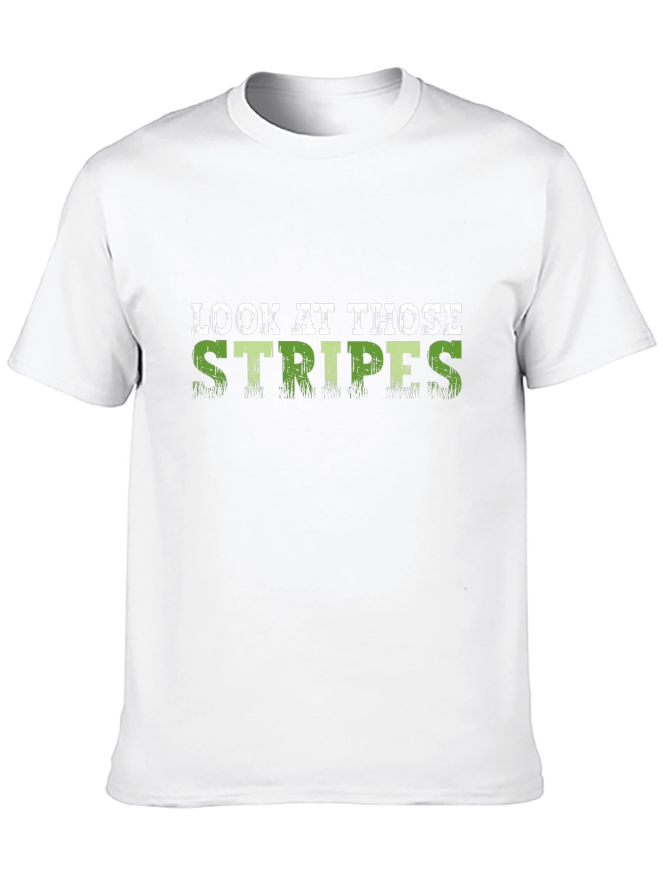 Black Look At Those Stripes Graphic Tee view 10
