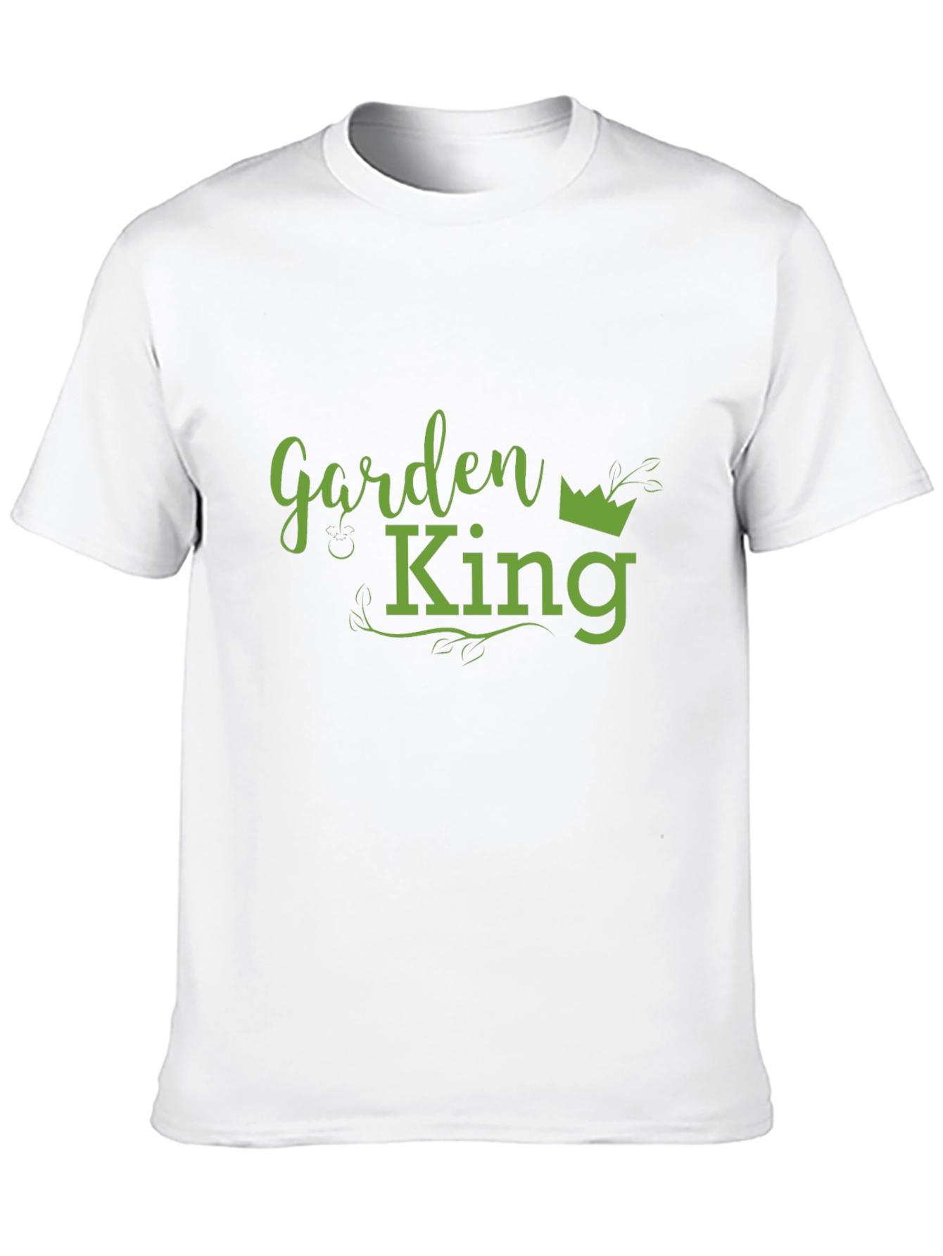 Black Garden King Men's Black T-Shirt view 10