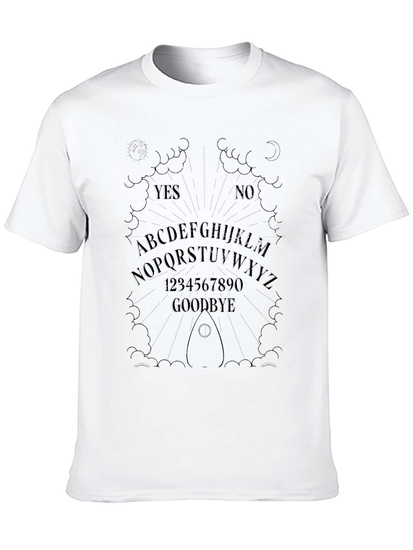 Black Ouija Board Graphic T-Shirt view 10