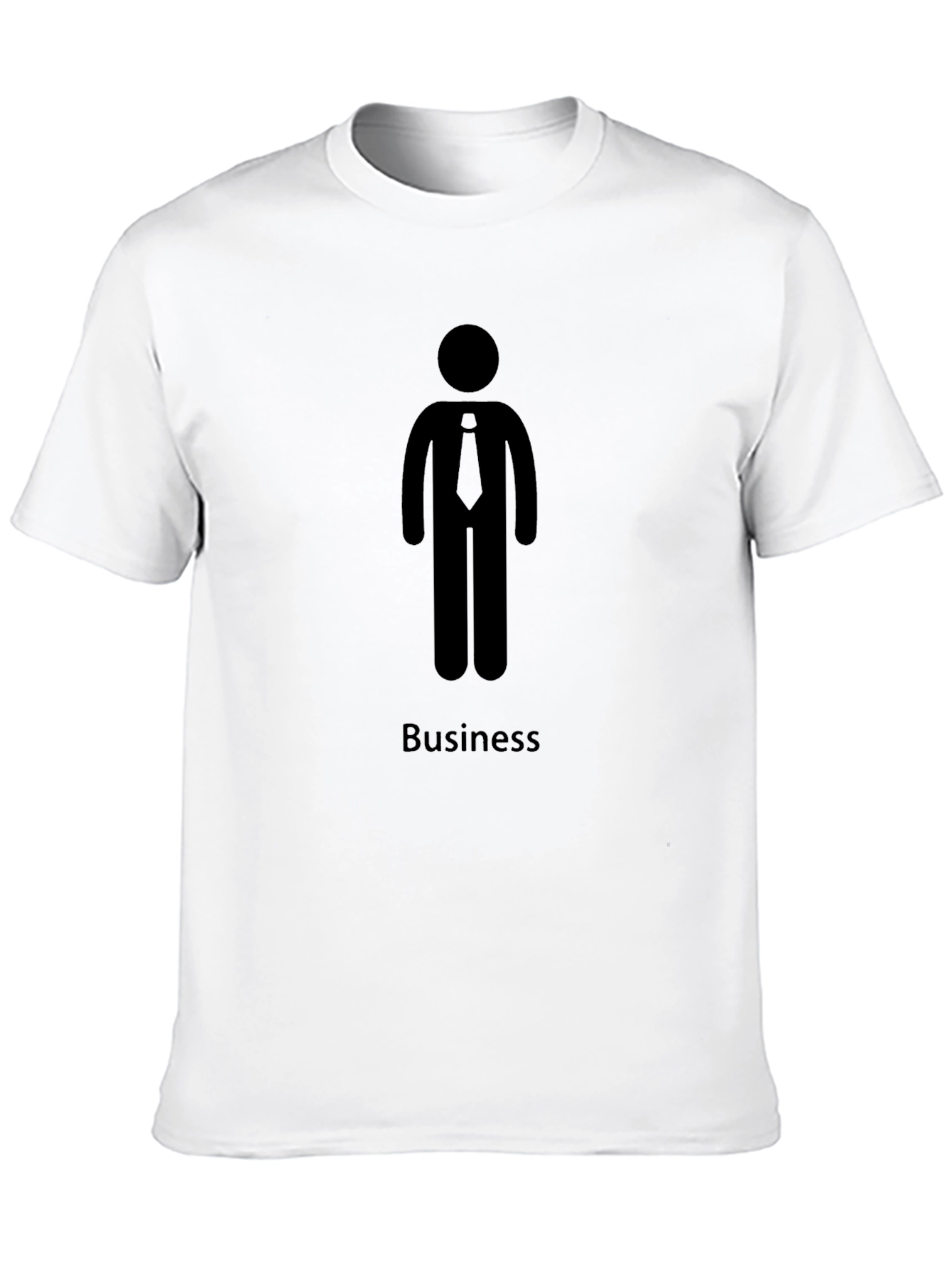 Black Business Icon T-Shirt - Black view 10