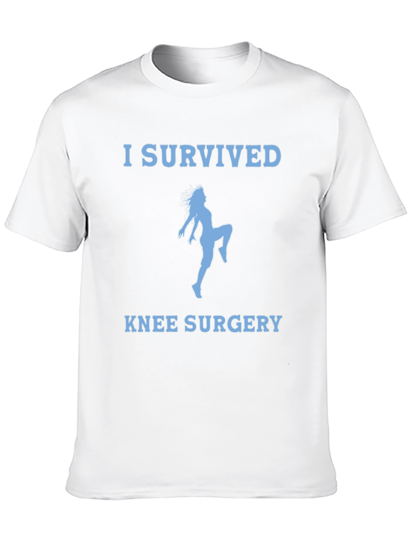 Black I Survived Knee Surgery T-Shirt view 10