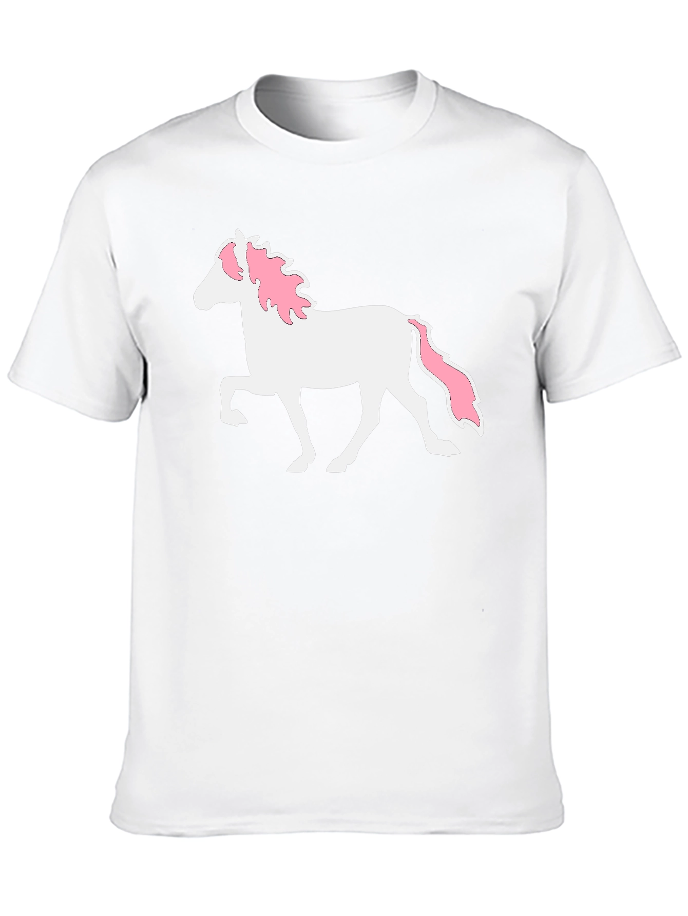 Black Unicorn Graphic Print Black T-Shirt view 10