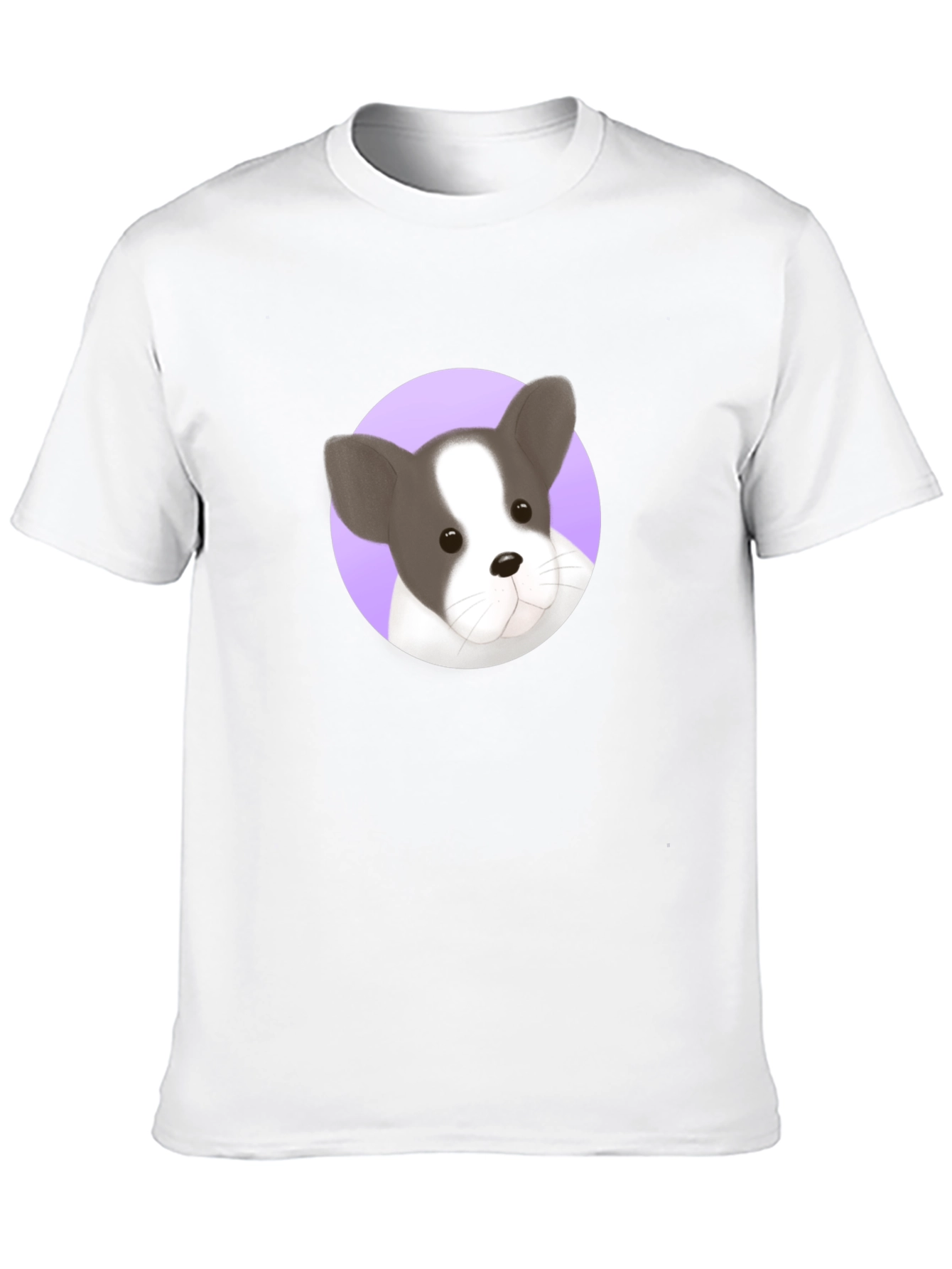 Black Dog Graphic Tee - French Bulldog Design view 10