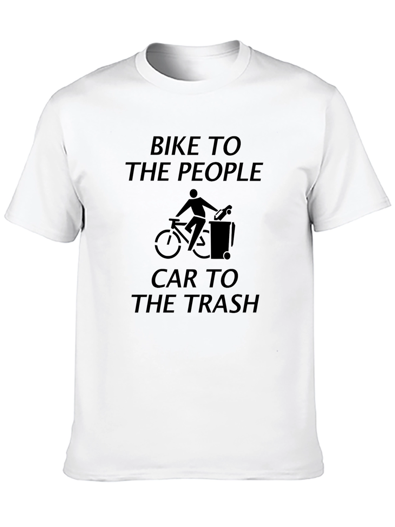 Black Bike To The People Graphic Tee view 10