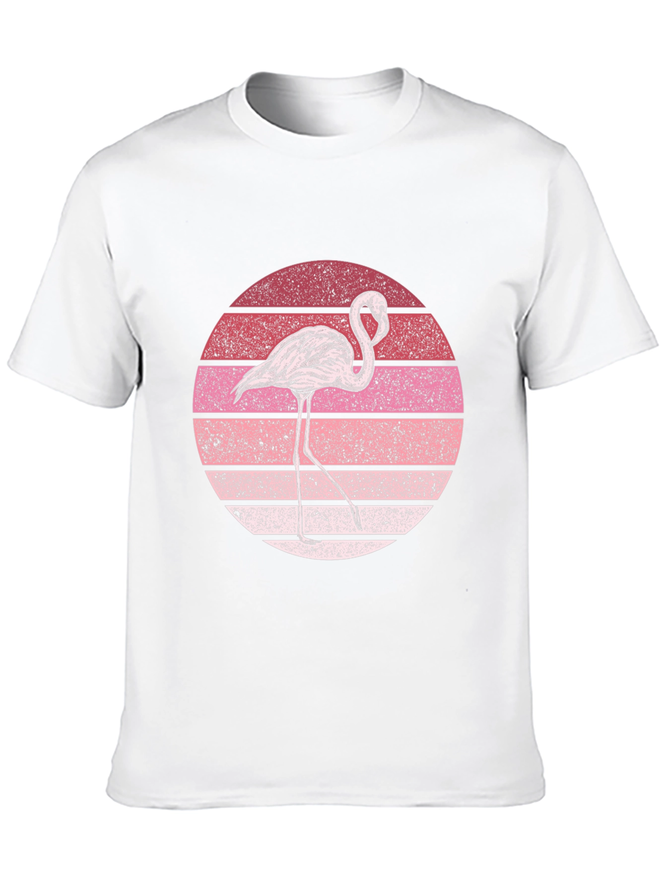Black Flamingo Sunset Graphic Tee view 10