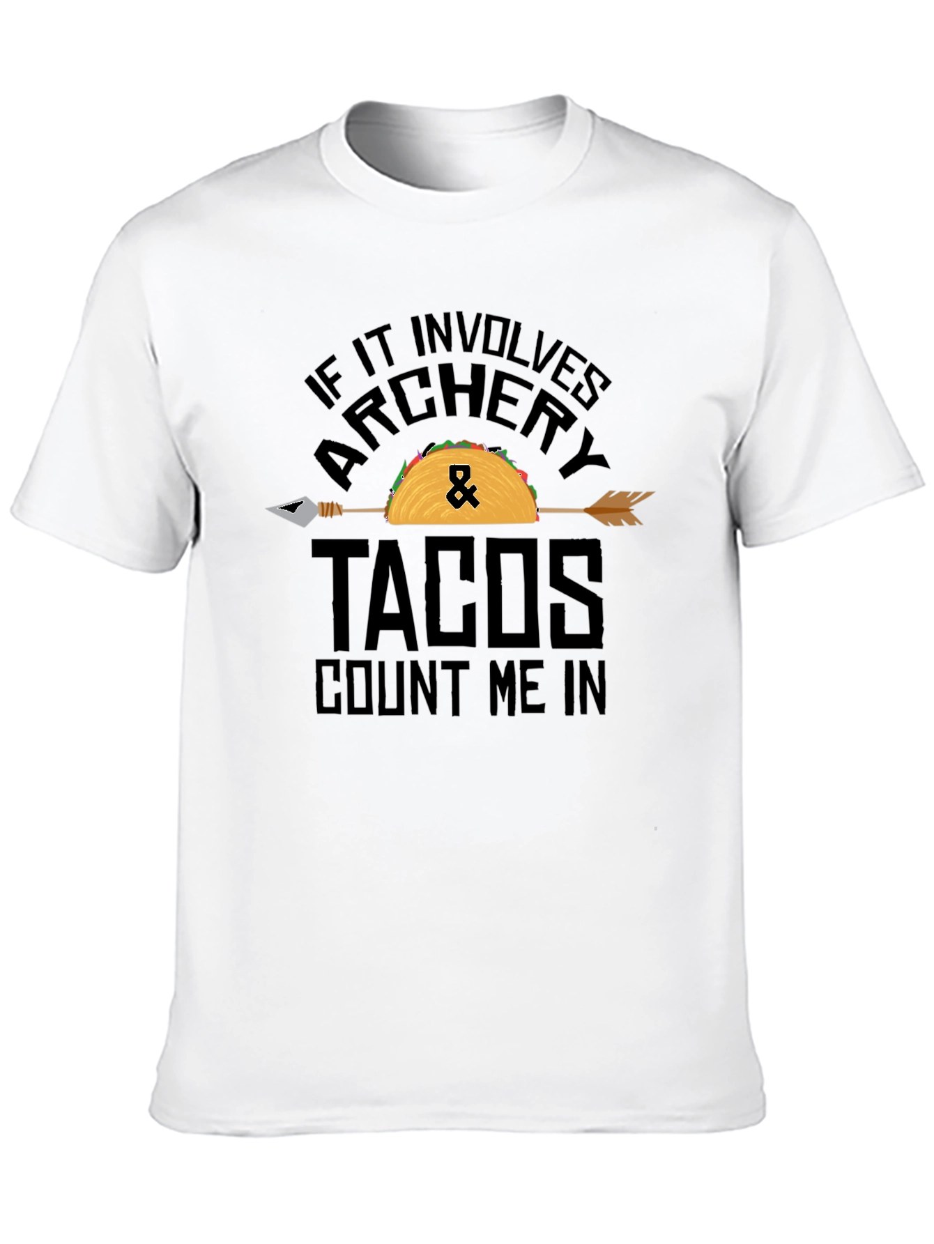 Black Archery & Tacos Graphic Tee view 10
