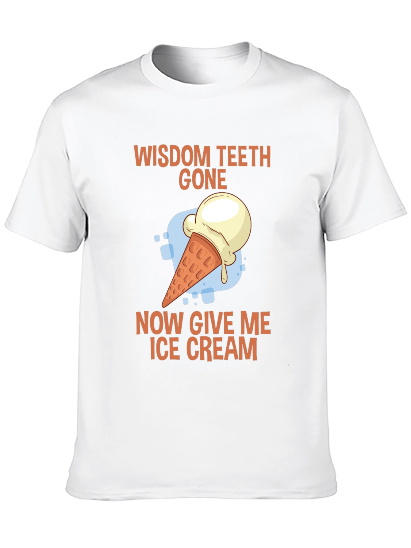 Black Wisdom Teeth Gone Ice Cream T-Shirt view 10
