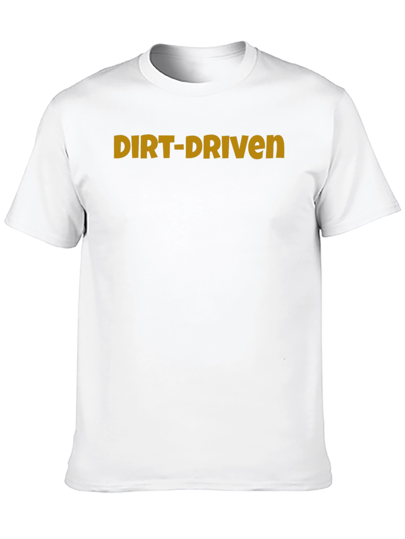 Black Dirt-Driven Graphic Tee - Black Cotton T-Shirt view 10