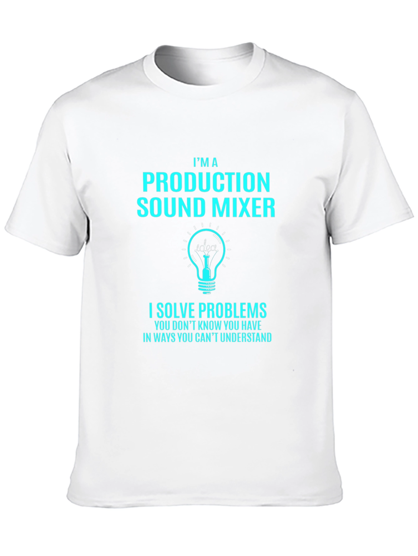 Black Production Sound Mixer Graphic Tee Shirt view 10