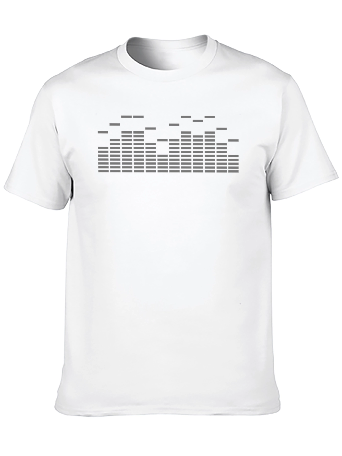 Black Equalizer Graphic Black T-Shirt view 10