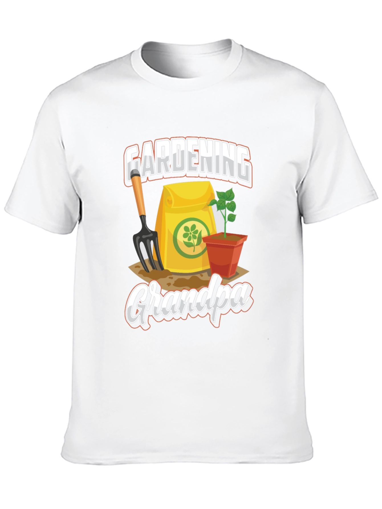 Black Gardening Grandpa T-Shirt - Gift for Grandfathers view 10