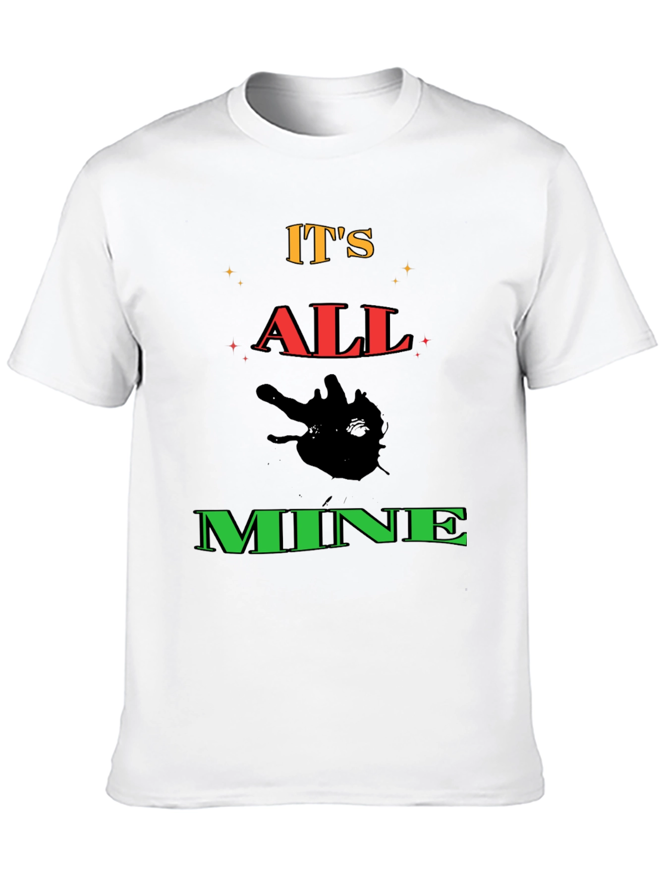 Black It's All Mine Graphic T-Shirt - Black view 10