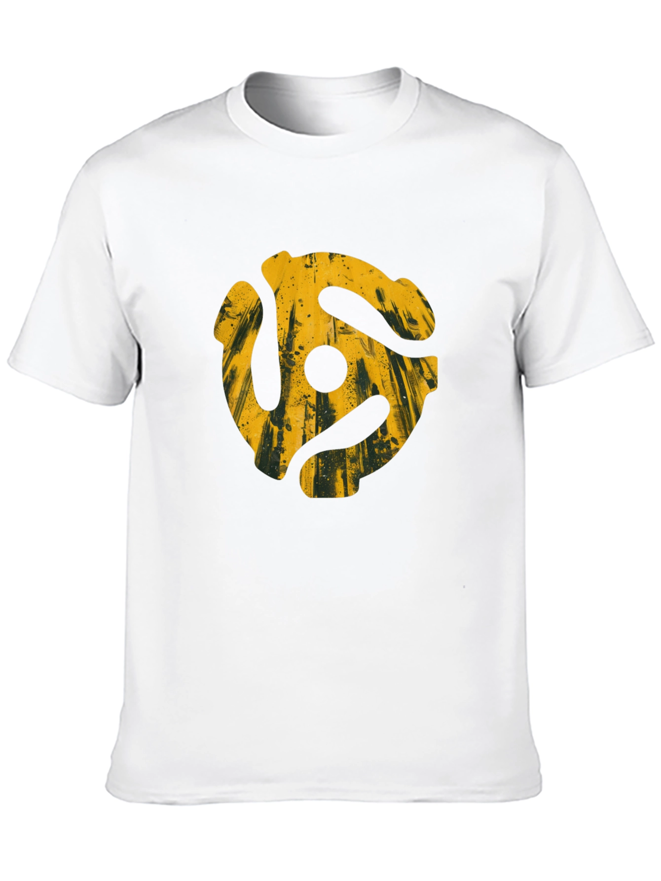 Black Retro 45 Adapter Graphic Tee - Black Cotton view 10