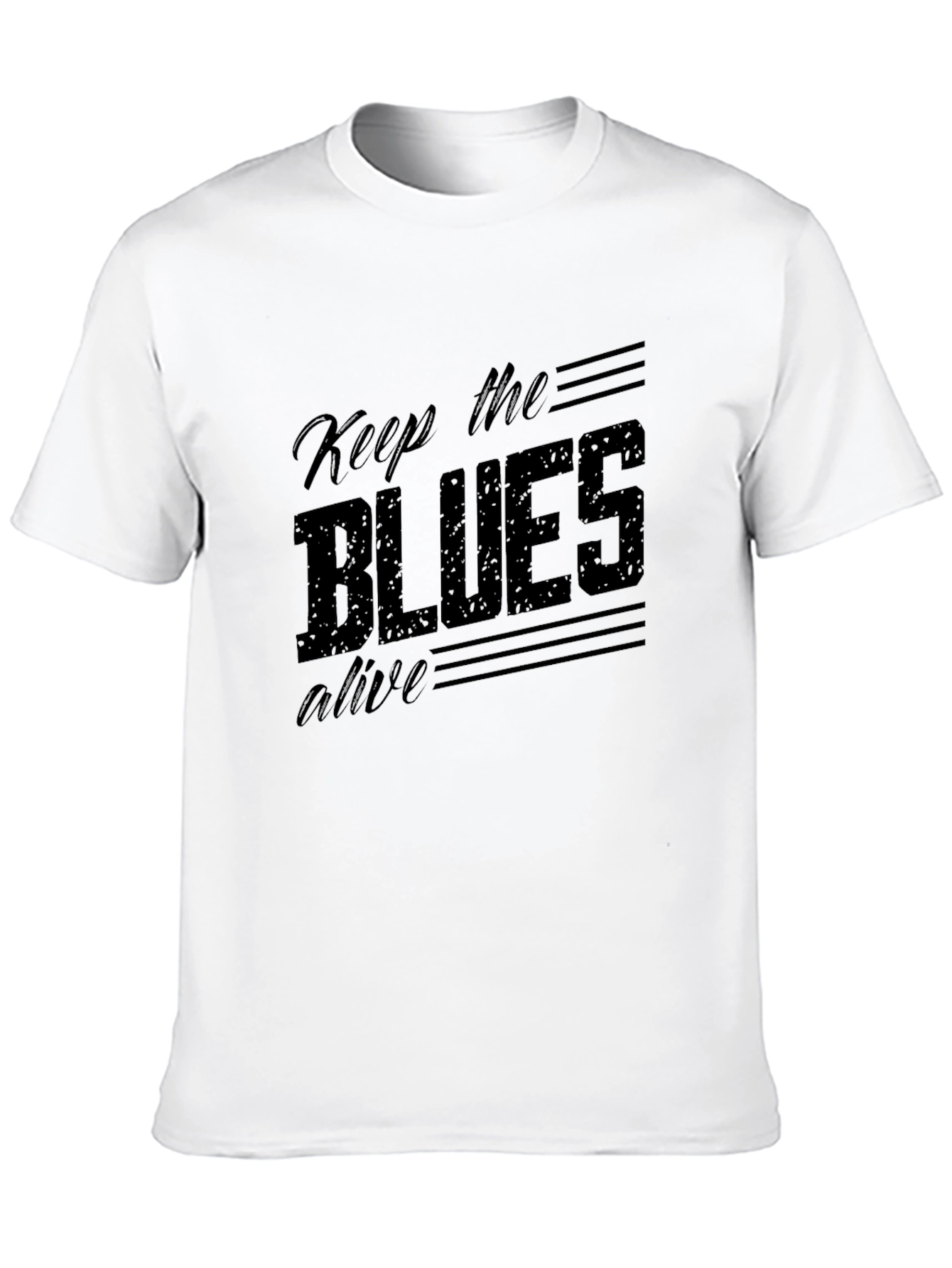 Black Keep the Blues Alive T-Shirt view 10
