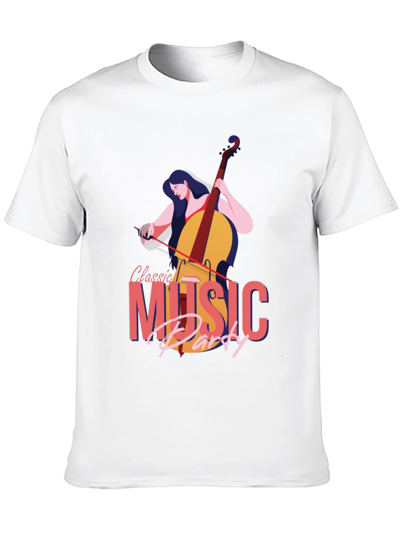 Black Classic Music Party Graphic T-Shirt view 10